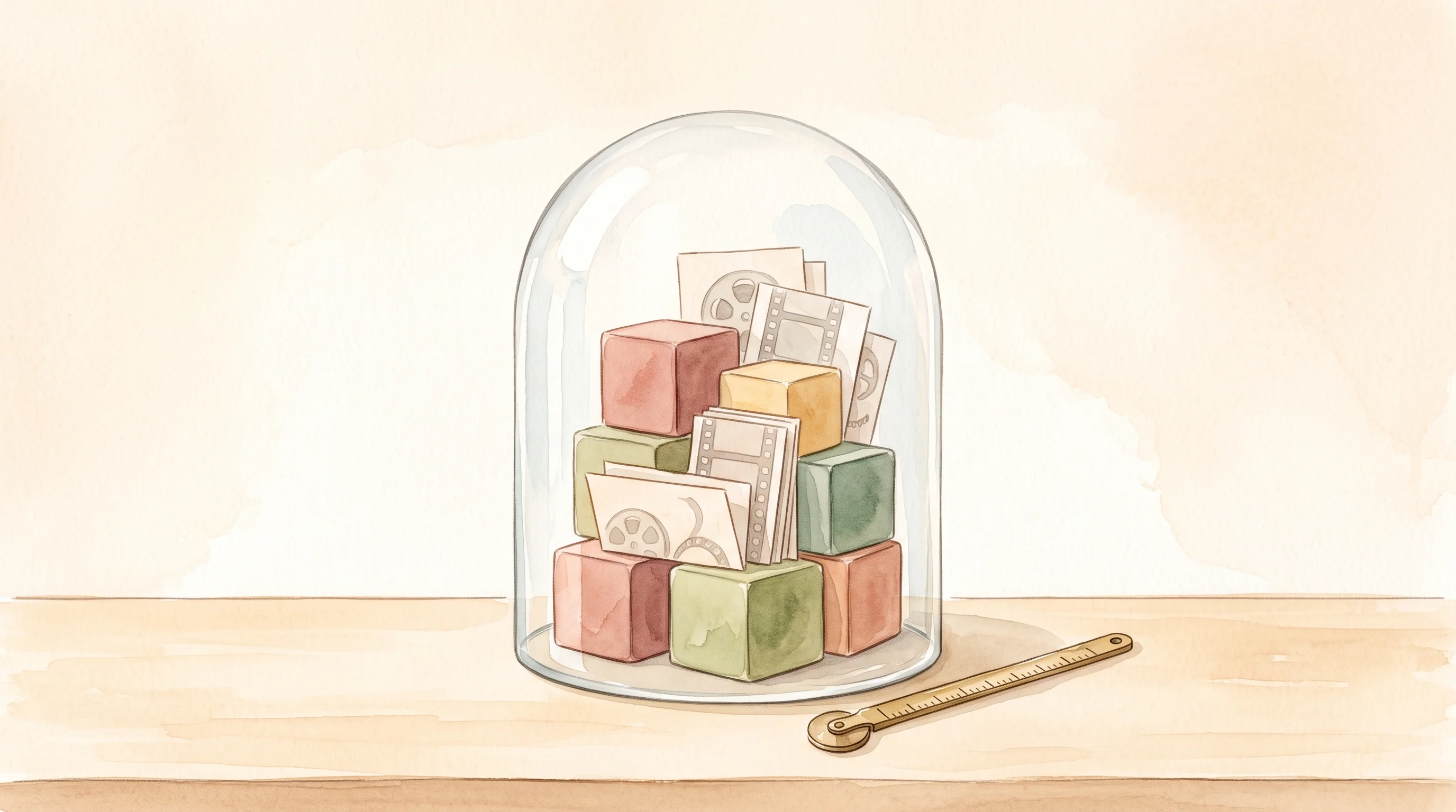Digital illustration for article section "The Experiment's Boundaries" in "4B AI model optimizes Postgres queries 81% faster" - A conceptual, minimalist watercolor illustration representing the strict boundaries of a data experi...