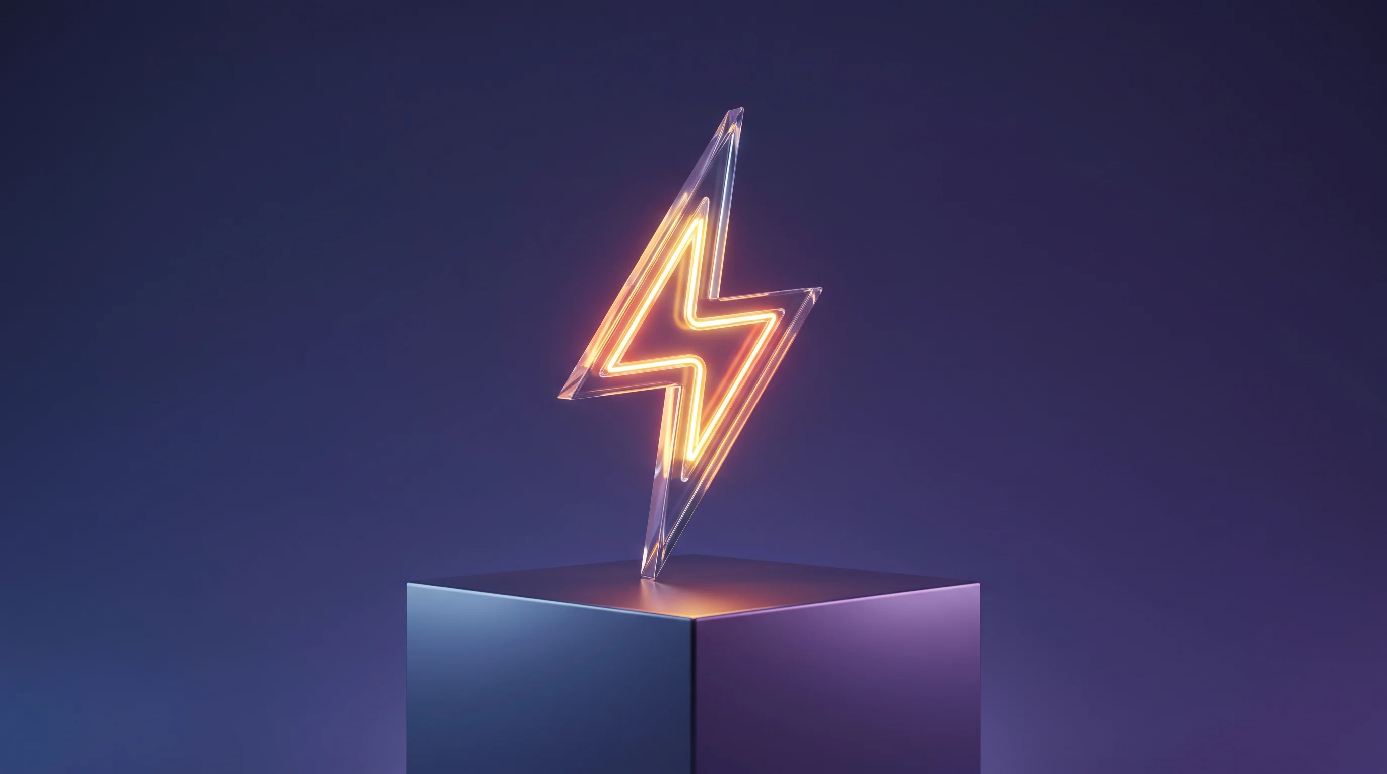 Digital illustration for article section "Content Section 2" in "Arculus Solutions raises $1.95M to retrofit pipelines for hydrogen" - A minimalist, conceptual 3D rendering of a modern energy award representing industry validation and ...