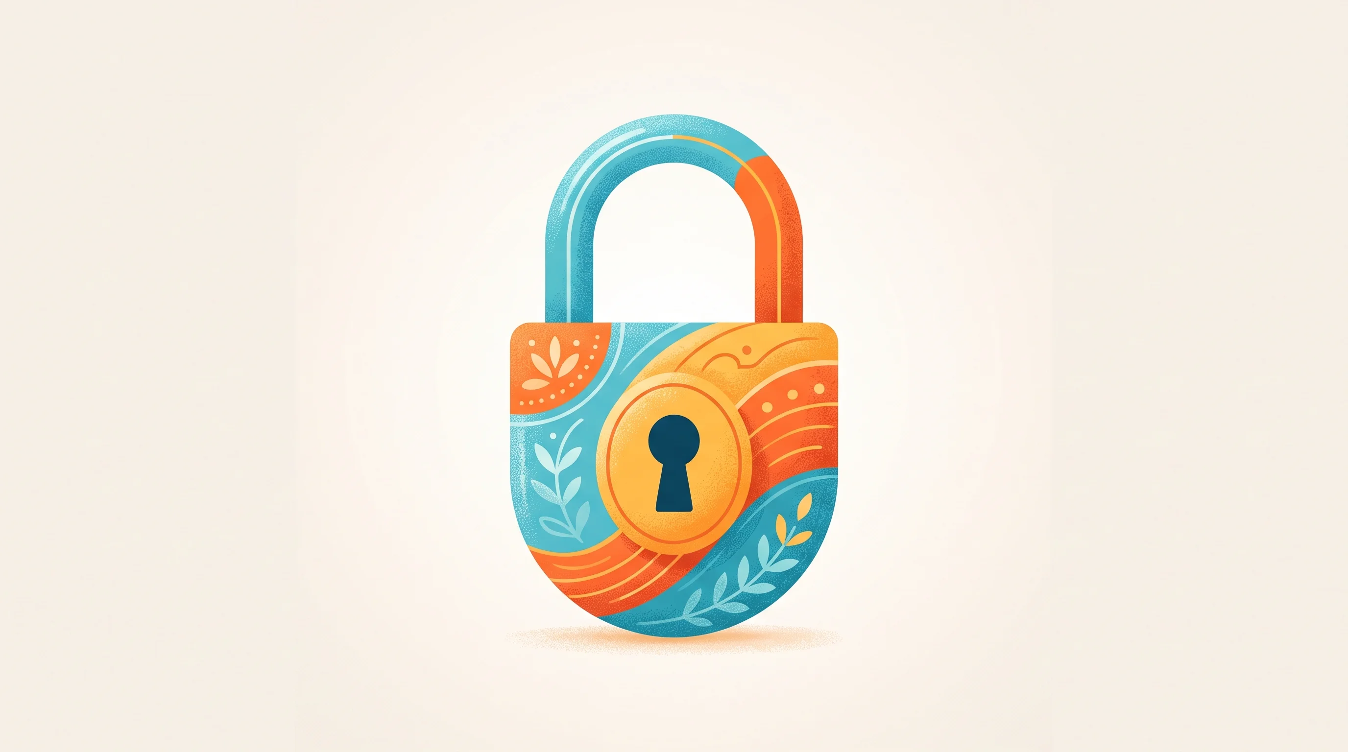 Digital illustration for article section "Content Section 3" in "Async launches AI agents to automate small business ops" - A conceptual and minimalist illustration representing data privacy, security, and zero-data retentio...