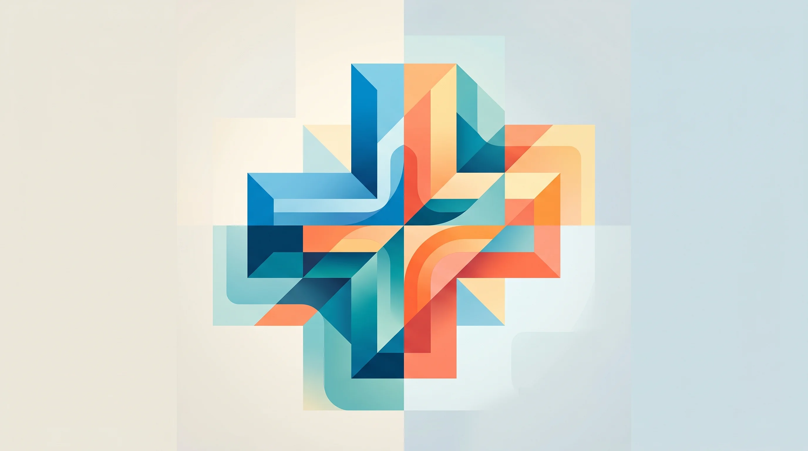 Digital illustration for article section "Content Section 3" in "Avoca Systems launches AI OS for 250+ radiology clinics" - A conceptual, minimalist composition symbolizing the seamless integration of radiology and health in...