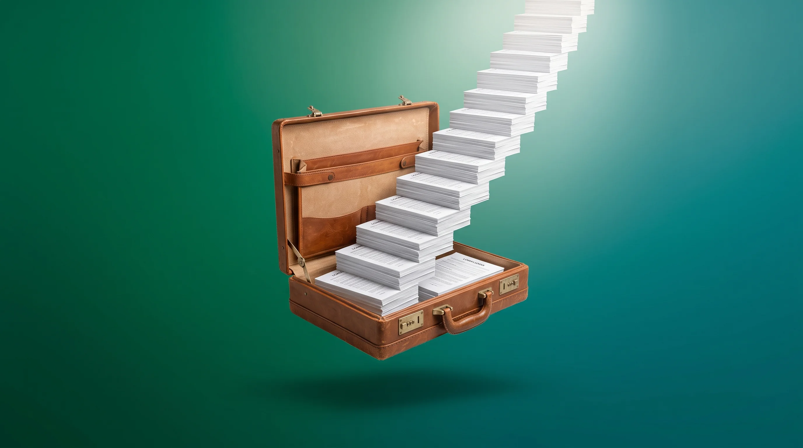 Digital illustration for article section "Content Section 2" in "Sela raises $21M to automate mortgage sales with AI voice" - A conceptual, surrealistic composition representing automated financial growth and increased lending...