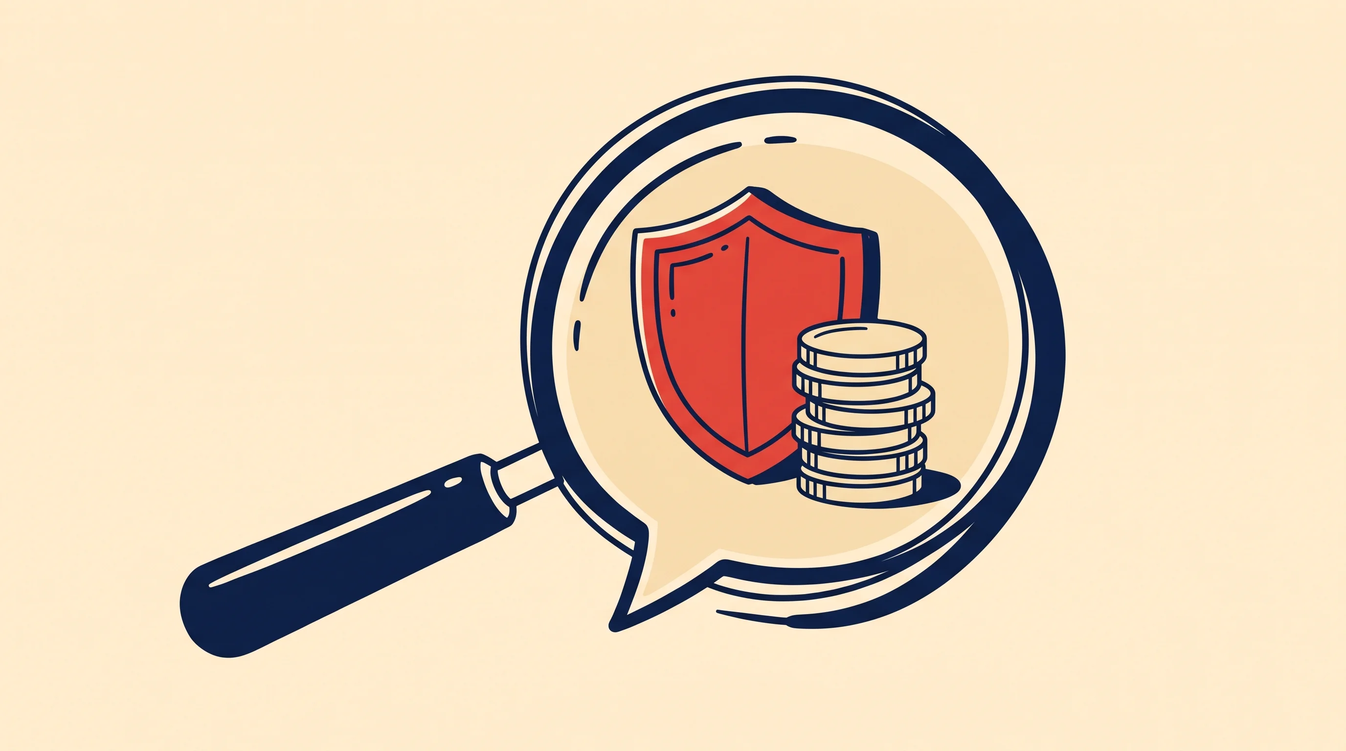 Digital illustration for article section "Content Section 3" in "Refute raises £5M to combat business disinformation" - A minimalist, conceptual flat illustration depicting the concept of narrative and perception risk in...