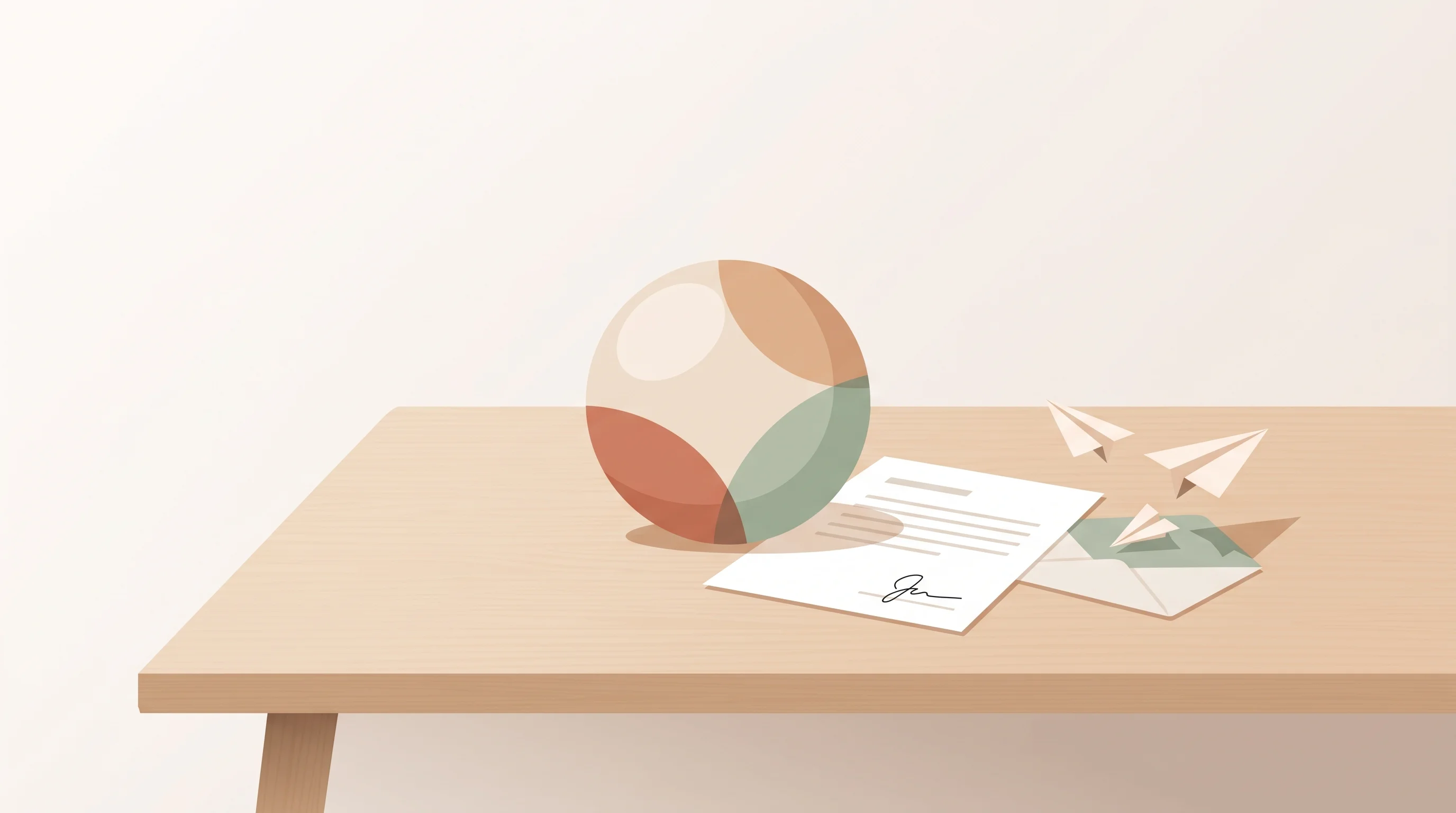 Digital illustration for article section "Content Section 2" in "Spott raises $21M to scale AI-native recruiting platform" - A contemporary flat illustration in a Scandinavian design aesthetic depicting a modern, minimalist w...