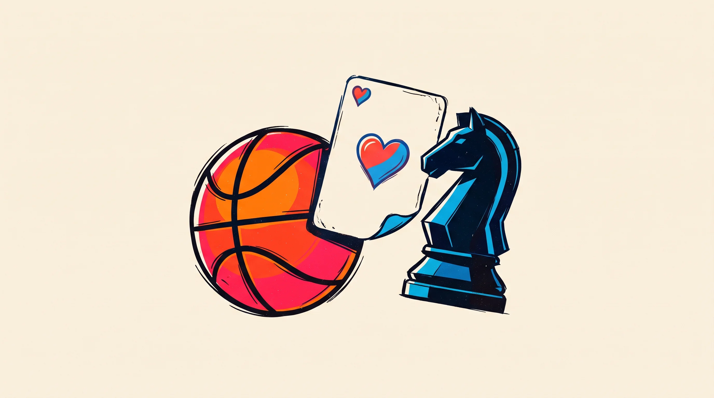 Digital illustration for article section "Content Section 3" in "Topdog raises $2.5M to scale skill-based real money games" - A clean and minimalist composition representing an expanding game library, featuring a stylized spor...