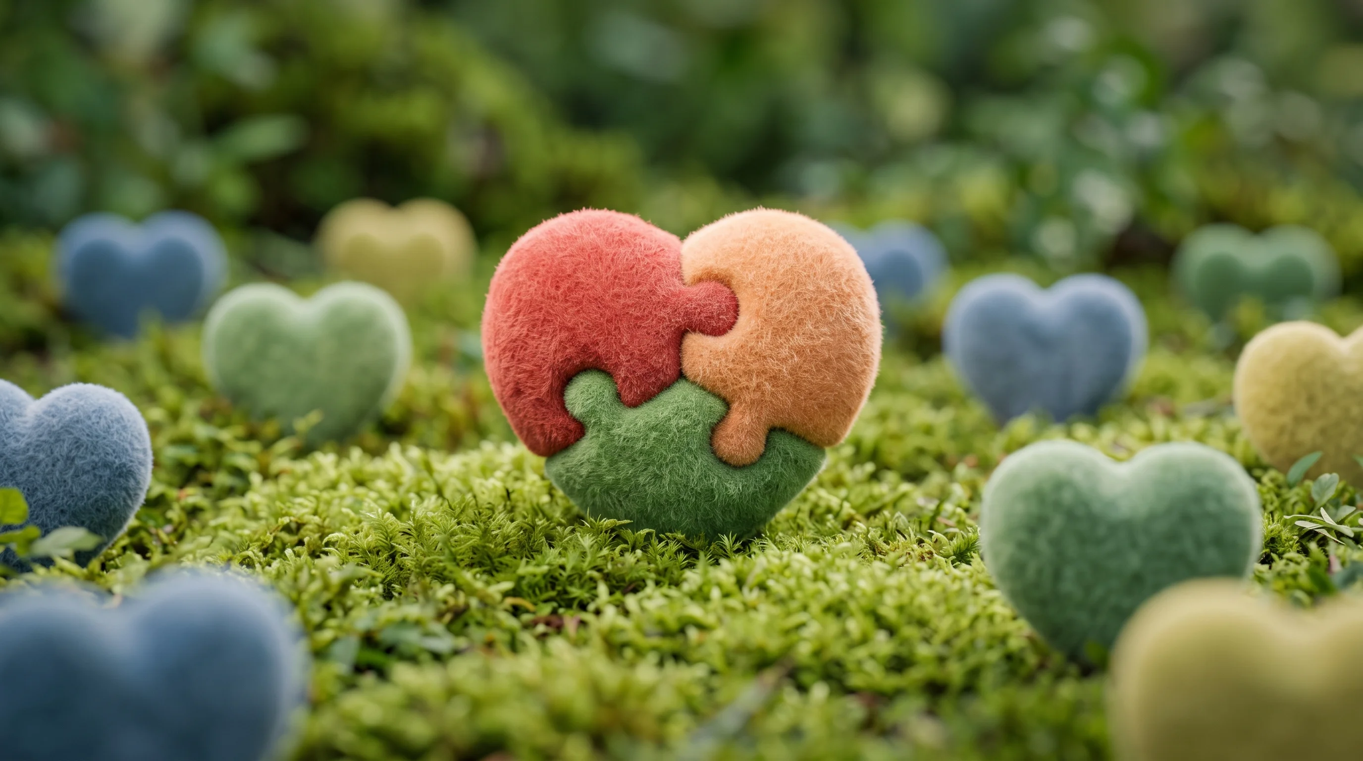 Digital illustration for article section "Crowded Field, Novel Angle" in "lubdub.ai raises $6M to bring AI heart diagnostics home" - A conceptual, macro-photography style image representing a standout cardiac diagnostic device in a c...