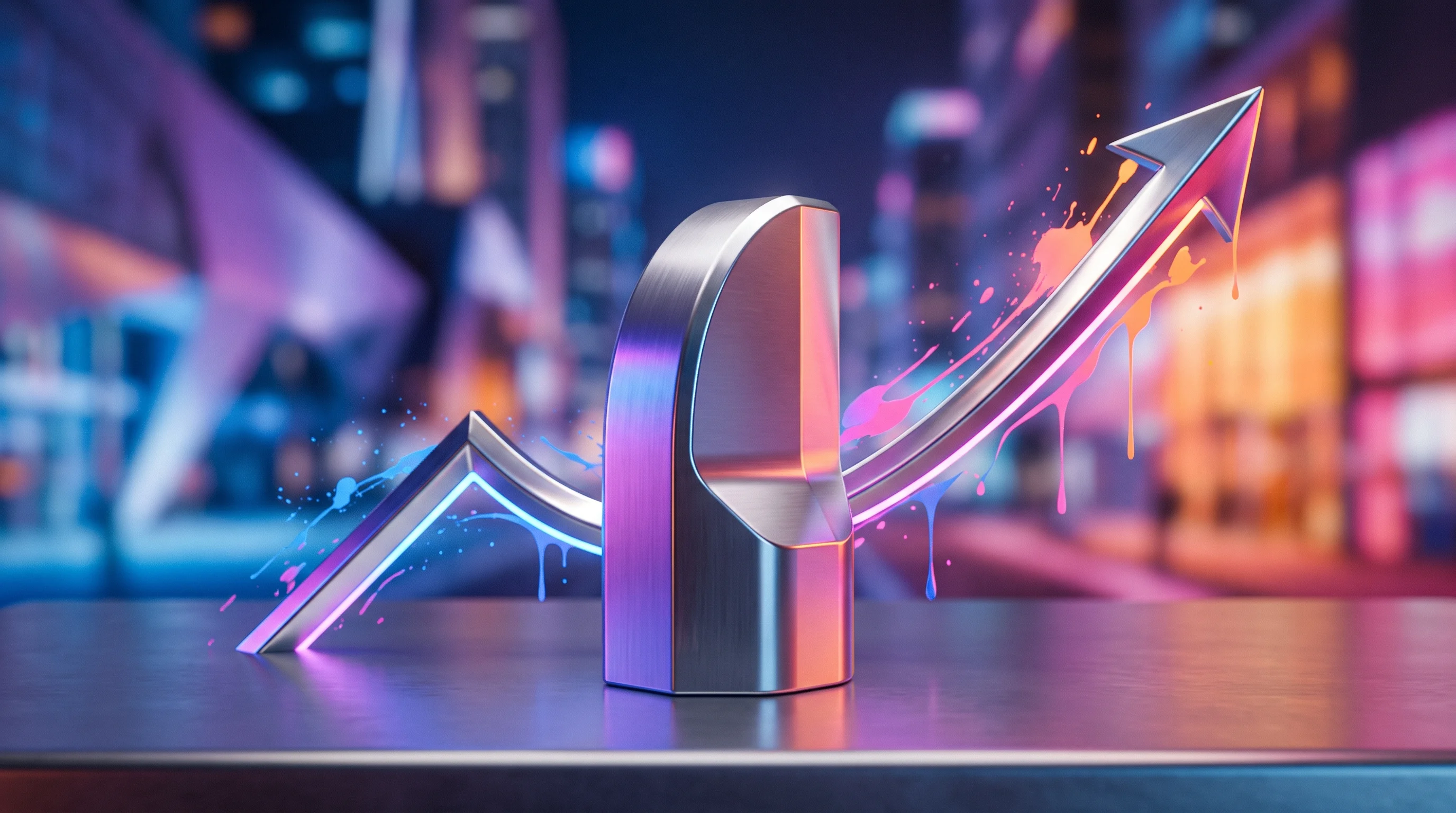 Digital illustration for article section "Content Section 3" in "Solcoa Industries raises $75M to scale rare earth metal production" - A sleek, minimalist abstract hardware prototype crafted from smooth, polished metal sits at the cent...