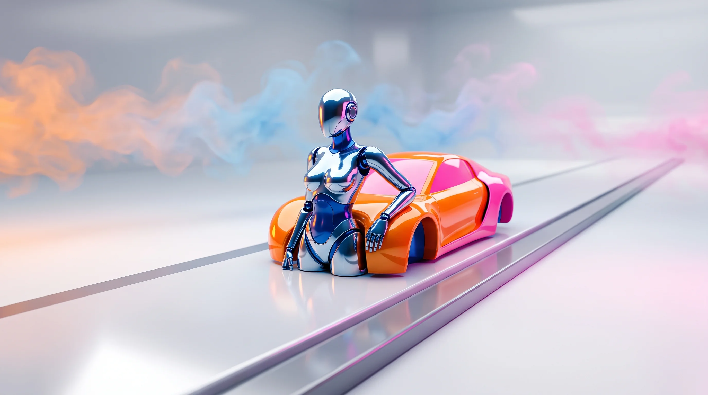 Digital illustration for article section "The team and the timeline" in "Feather Robotics raises $7.6M for developer robot platform" - A clean and minimal conceptual image representing a professional timeline of team achievements, feat...