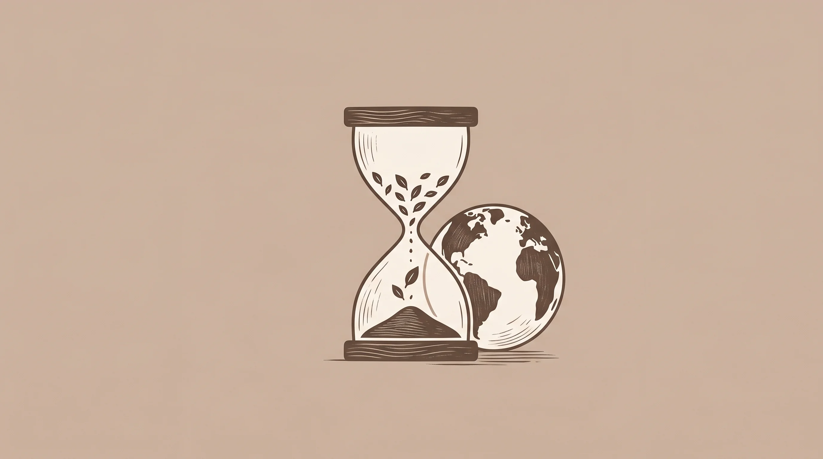 Digital illustration for article section "The Stakes" in "Septest raises $1.5M to diagnose sepsis in 15 minutes" - A conceptual, minimalist illustration of a single, stylized hourglass resting gently beside a delica...