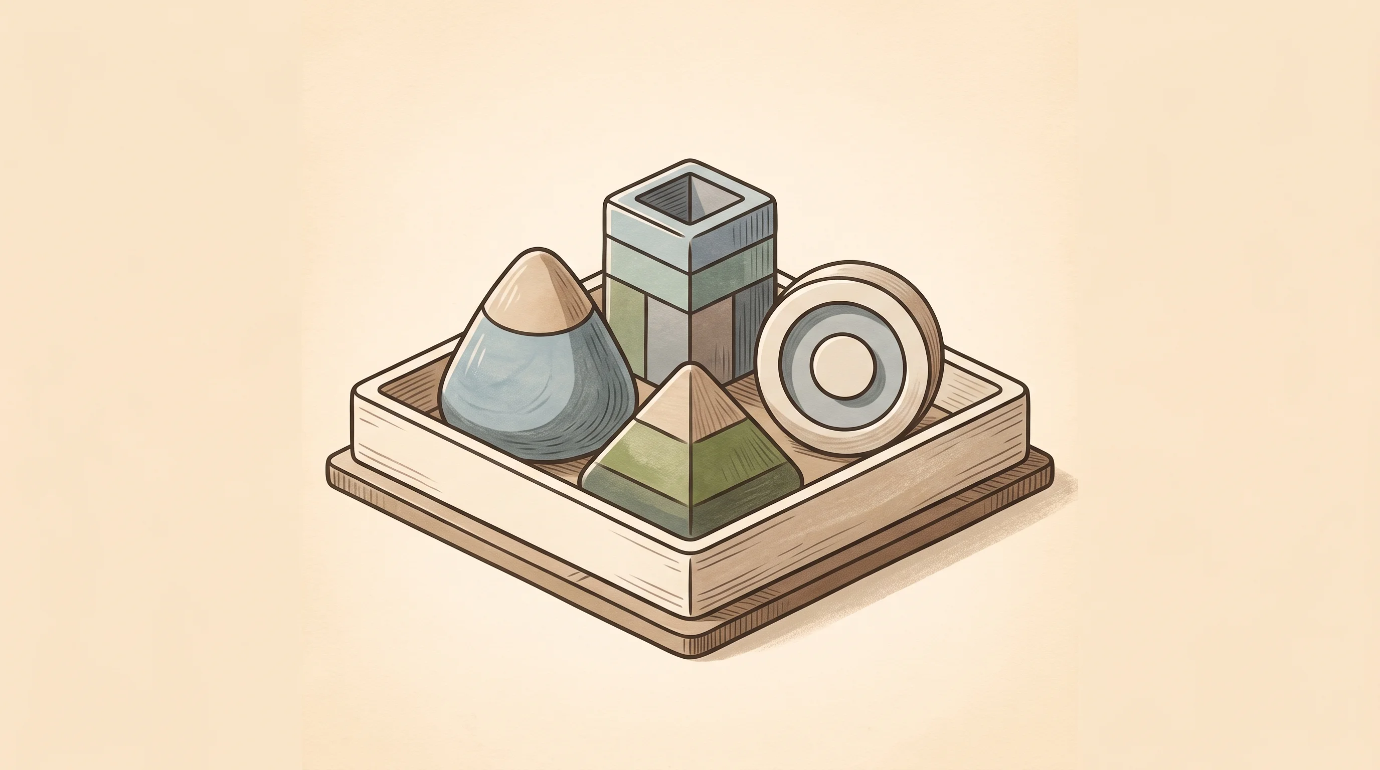 Digital illustration for article section "Content Section 5" in "Floci hits 2.6M pulls as free cloud development tool" - A minimalist, hand-drawn illustration conceptually representing local cloud service emulators for AW...