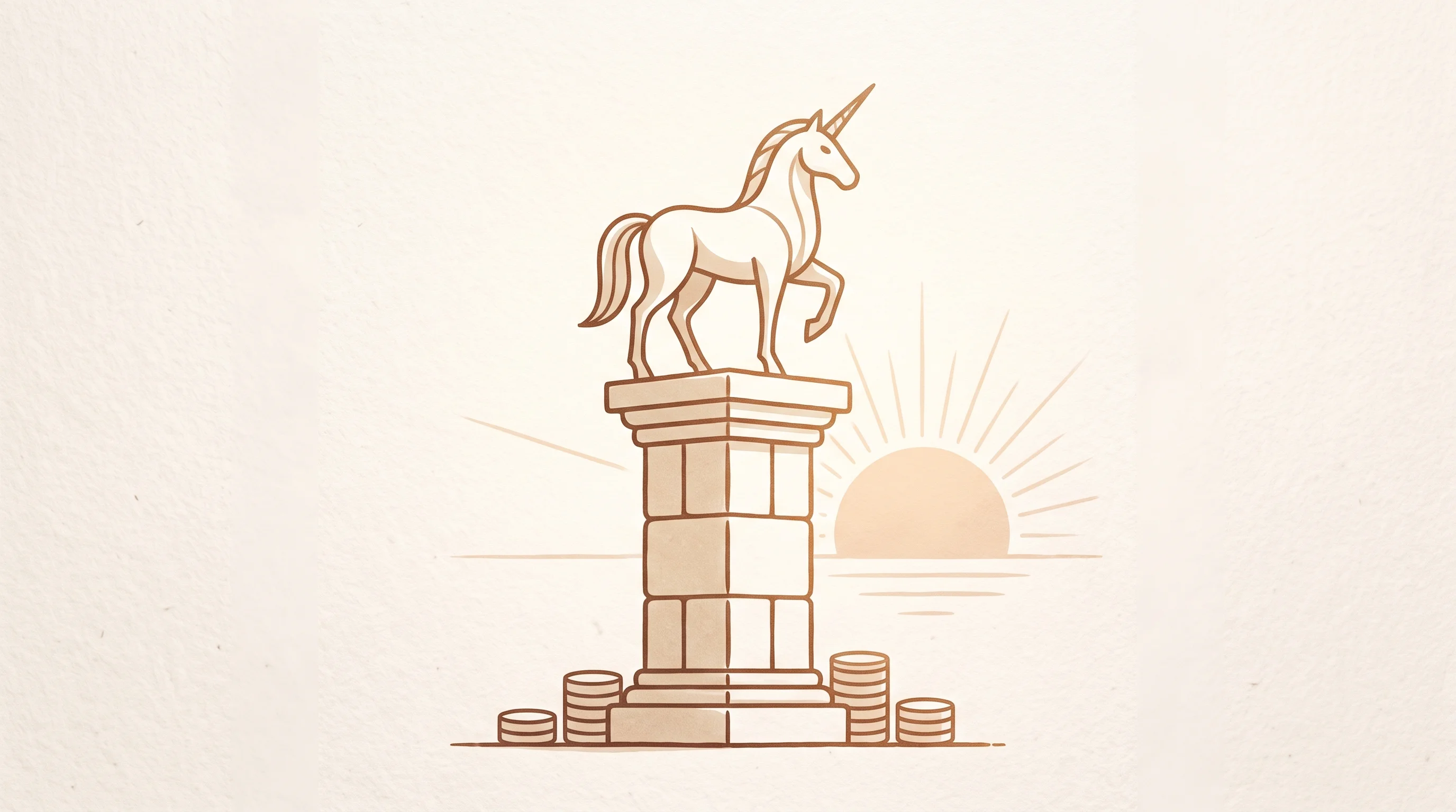 Digital illustration for article section "Content Section 2" in "Hathor Rockets secures IIT Madras backing for rocket engines" - A minimalist and conceptual hand-drawn illustration representing a monumental financial milestone fo...