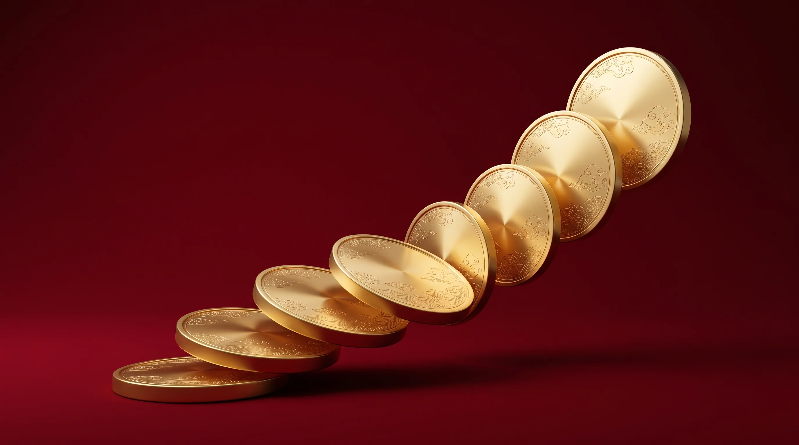 Digital illustration for article section "Content Section 2" in "ANote Music raises €2M to democratize music royalties" - A minimalist and luxurious conceptual representation of financial growth and fundraising milestones,...