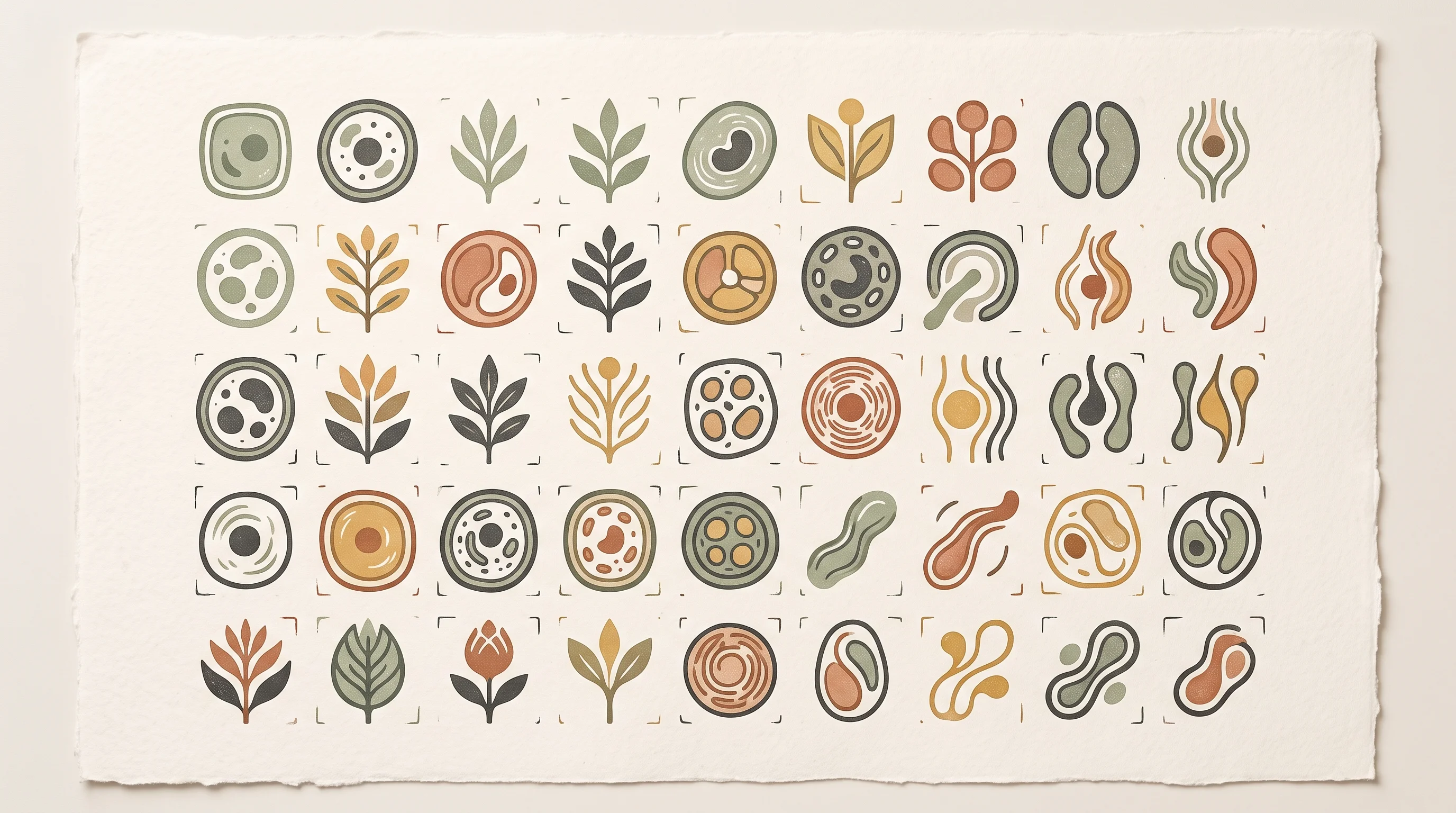 Digital illustration for article section "Content Section 2" in "Ambitious Bio raises $6M to map human protein landscape" - A conceptual, minimalist illustration representing a systematic record of human biology, featuring a...