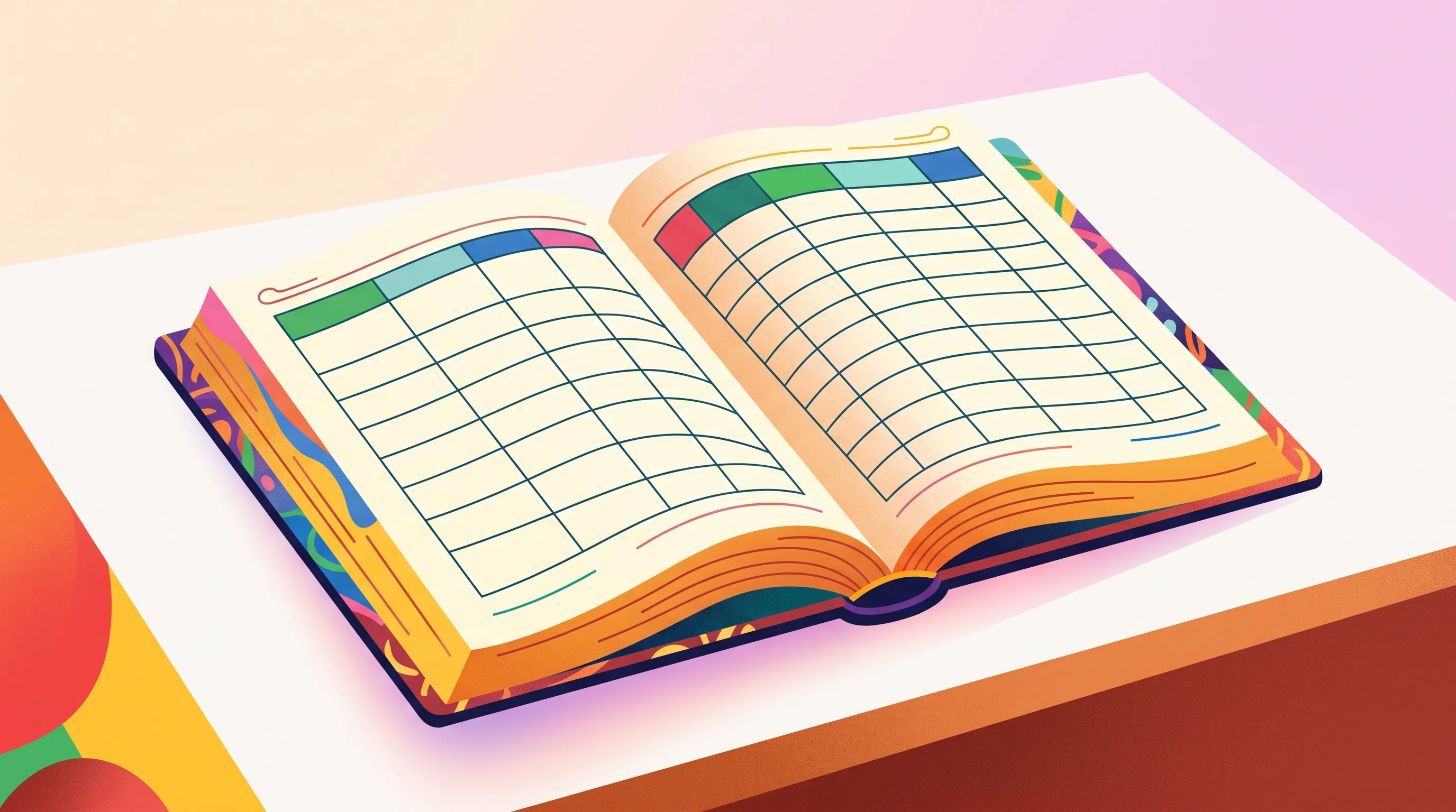Digital illustration for article section "Content Section 2" in "HiringCafe raises $6.8M to build AI job search engine" - A stylized, conceptual illustration representing a low-tech origin and the compilation of a spreadsh...
