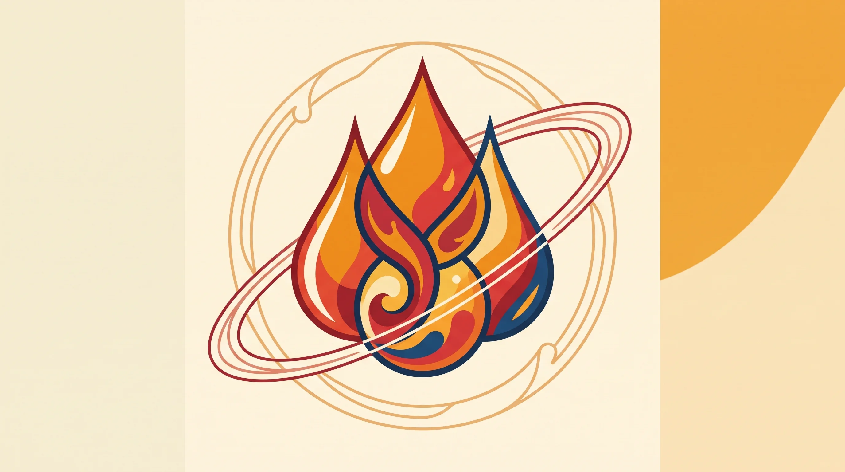 Digital illustration for article section "The SuperRadiant Team" in "SuperRadiant builds robotic experimentalists for science" - A conceptual, minimalist illustration representing a synergy of computational science, physics, and ...