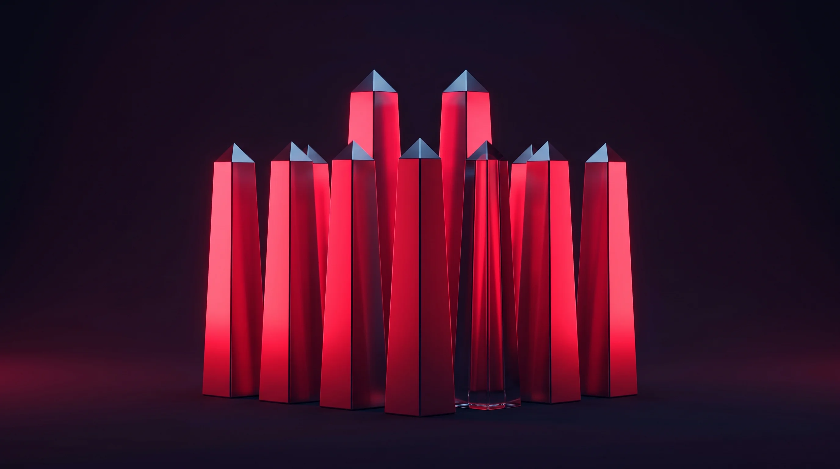 Digital illustration for article section "Content Section 2" in "Beltic raises $7.3M to verify AI agent transactions" - A conceptual and minimalist composition representing a lean, highly efficient startup team of nine, ...