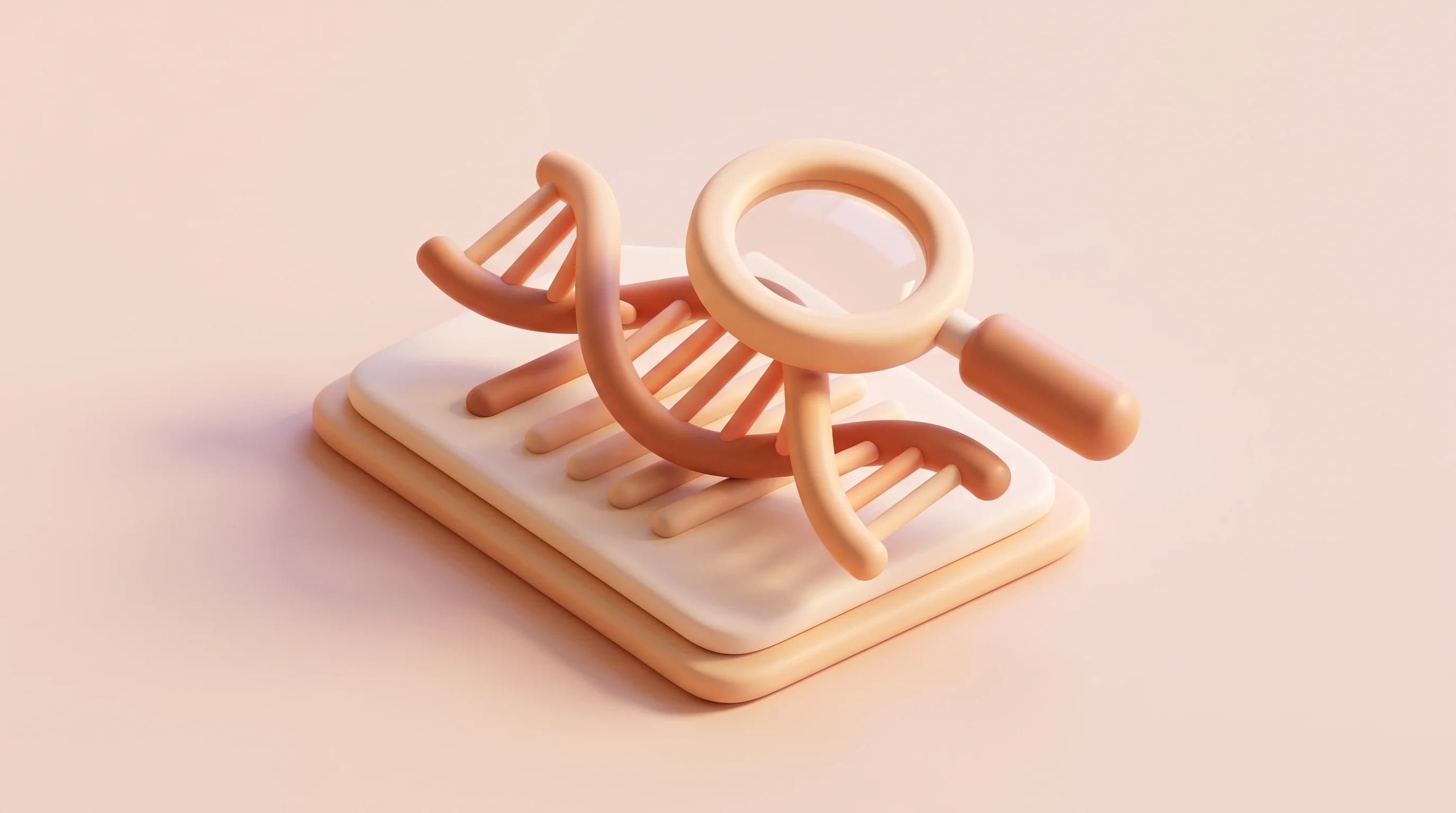 Digital illustration for article section "Content Section 3" in "Petrichor Bio launches AI wet lab platform for biology" - A clean, minimal, and highly stylized 3D rendering representing a compliance framework for nucleic a...