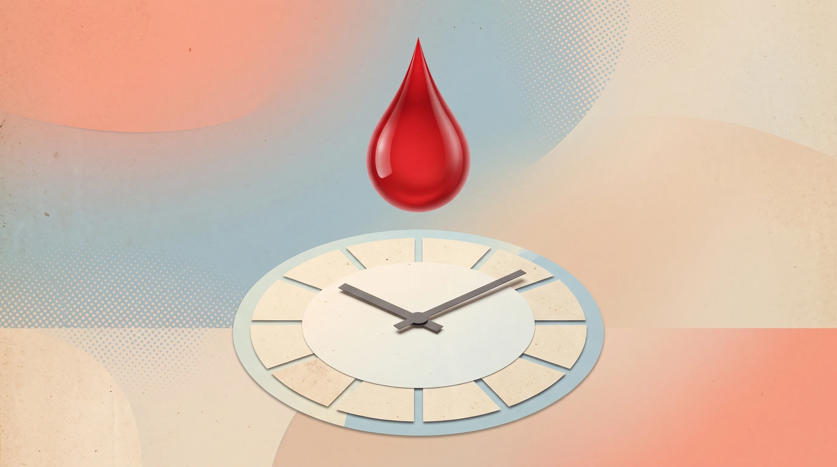 Digital illustration for article section "The "Earliest Biomarker" Question" in "Saccade builds VR eye test to detect Alzheimer's 15 years early" - A minimalist and conceptual visual representation of early biomarker detection, featuring a single, ...