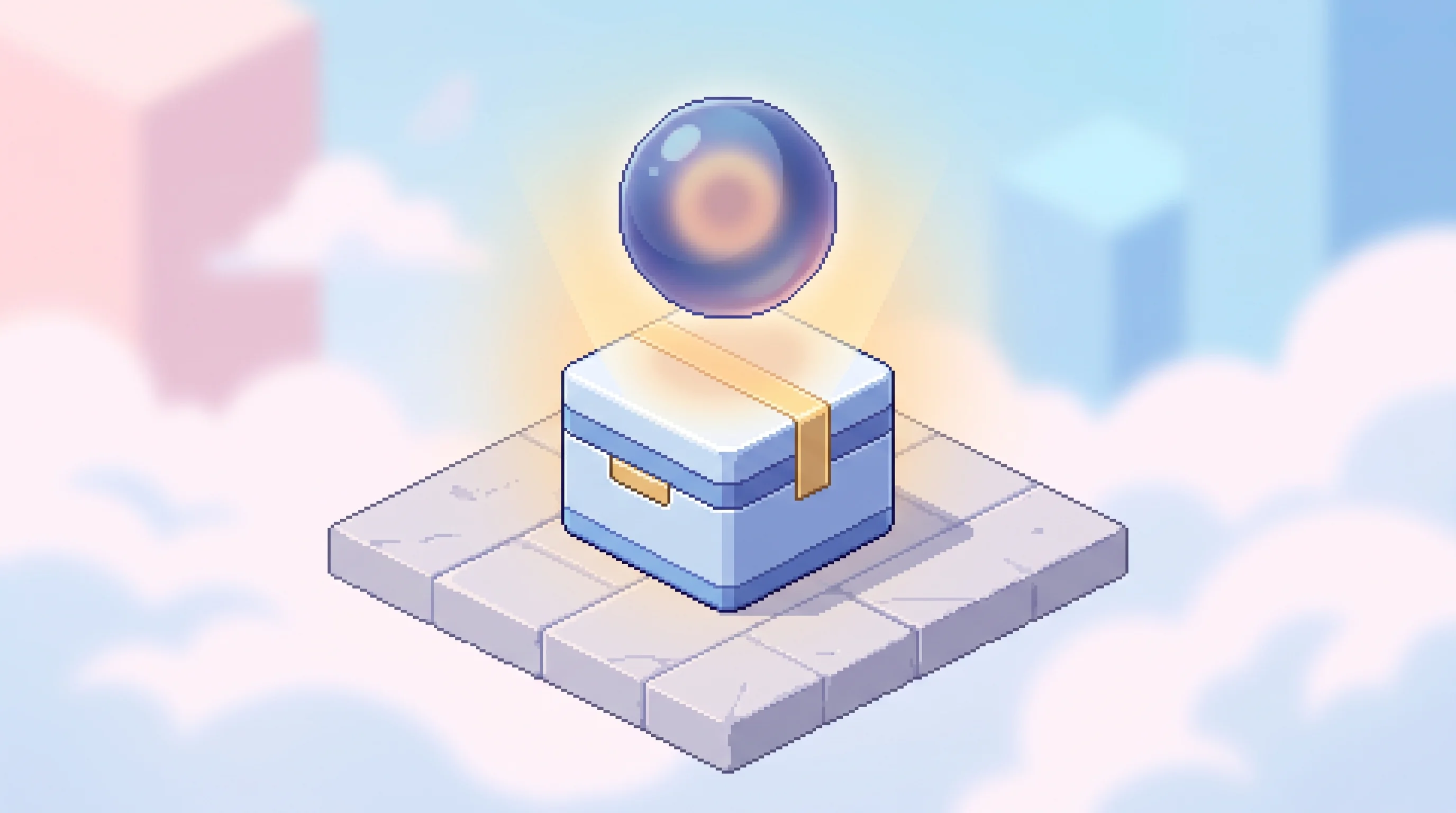 Digital illustration for article section "Content Section 4" in "Simulithic launches AI-driven production monitoring" - A clean, minimal top-down isometric view of a sleek, stylized digital delivery box subtly displaying...