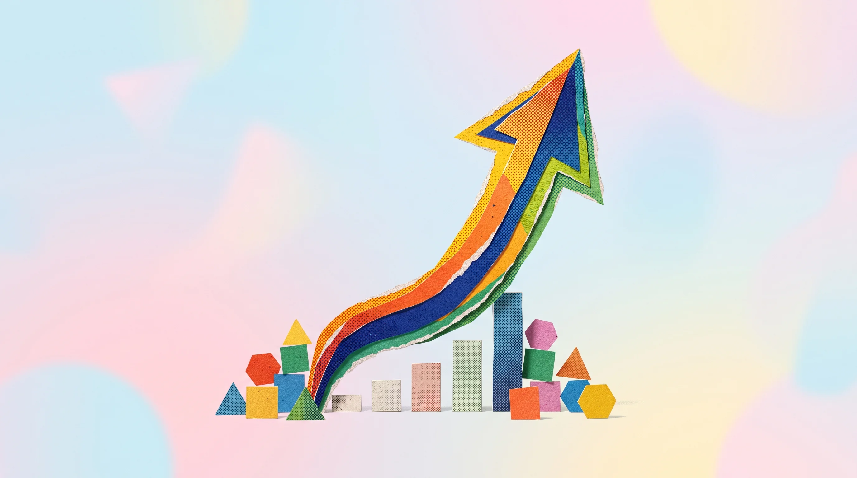 Digital illustration for article section "Content Section 2" in "Flai raises $27M to automate dealership operations with AI" - A professional, modern conceptual image representing massive twentyfold revenue growth and company e...