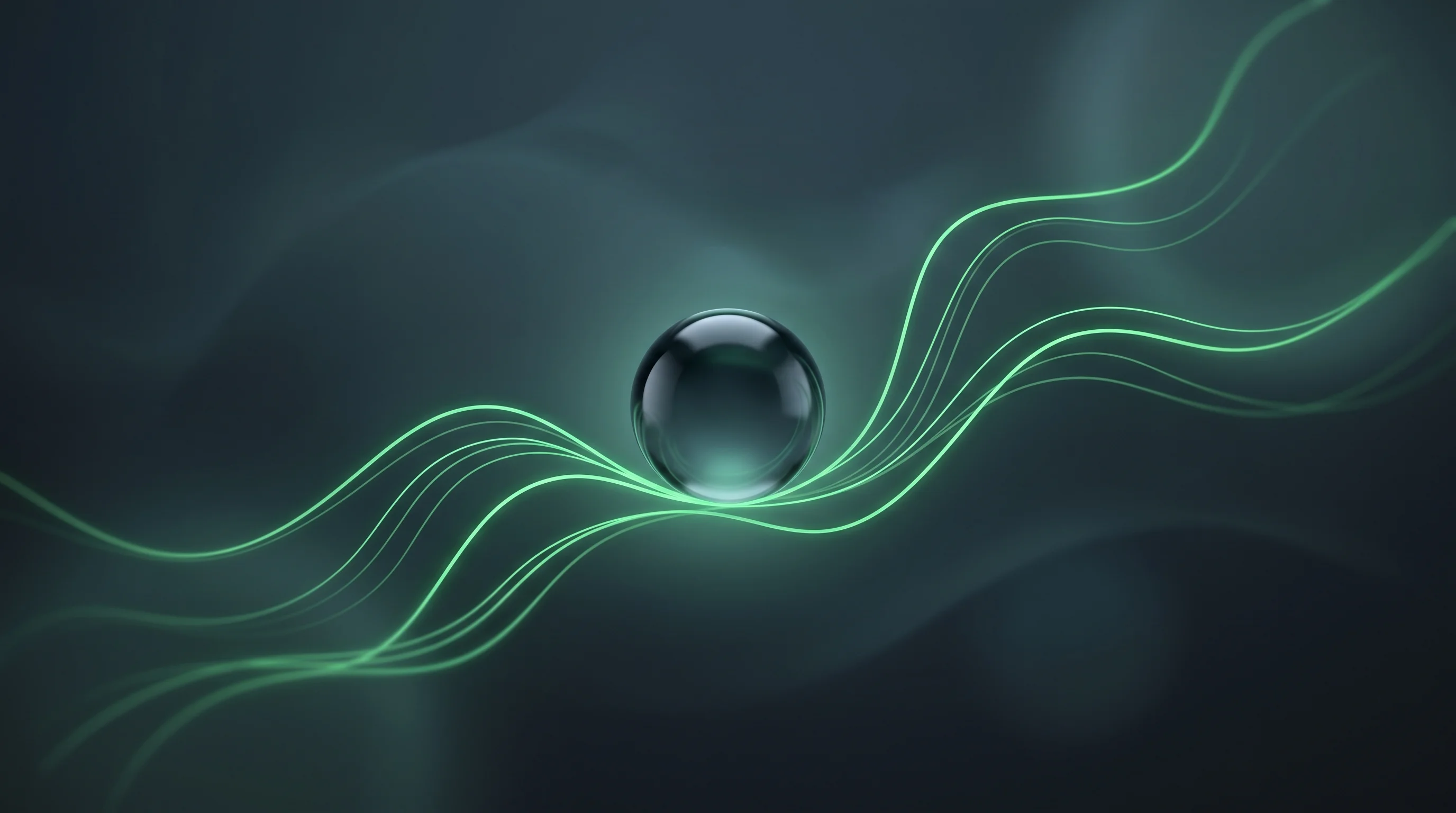 Digital illustration for article section "Content Section 2" in "Vara certified for autonomous AI in breast cancer screening" - A sleek, minimalist conceptual representation of an internal monitoring system tracking real-time pe...