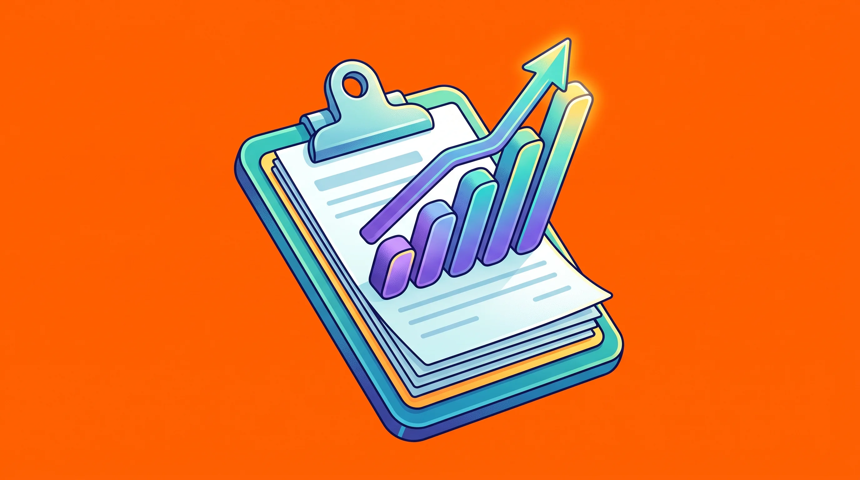 Digital illustration for article section "Content Section 4" in "Healthleap raises $38M for AI hospital screening platform" - A clean, minimal, and dynamic composition focusing on a stylized medical clipboard holding clinical ...