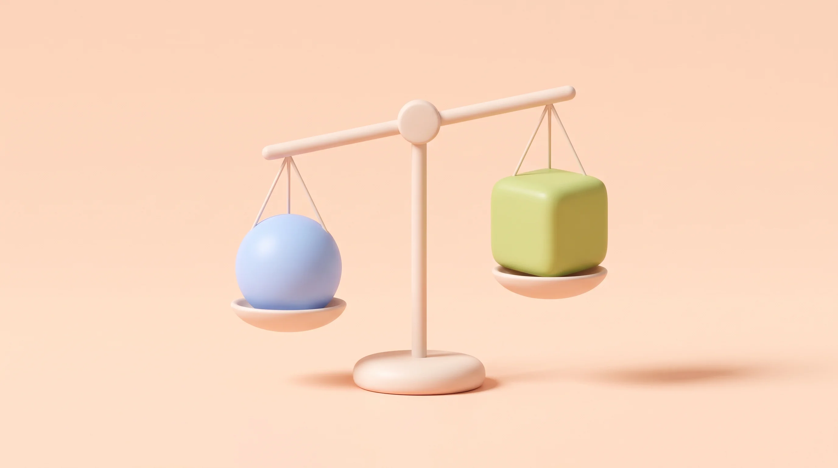 Digital illustration for article section "What Comes Next" in "Taste Labs raises $18.5M to teach AI design taste" - A conceptual and minimalist illustration representing a company balancing dual revenue streams as it...