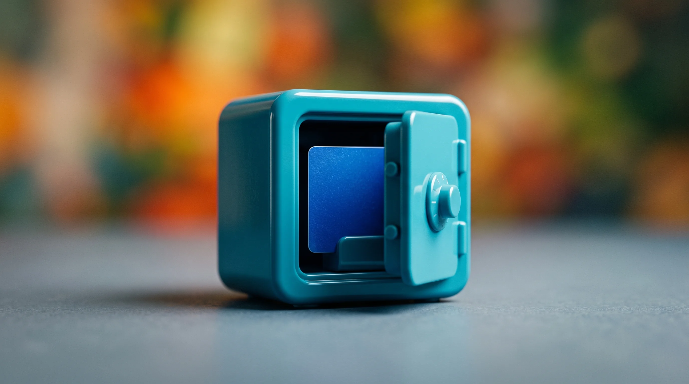 Digital illustration for article section "Content Section 3" in "Tab launches AI assistant for WhatsApp at $300M valuation" - A minimalist macro photography shot of a sleek, isolated security vault securely holding a single pr...