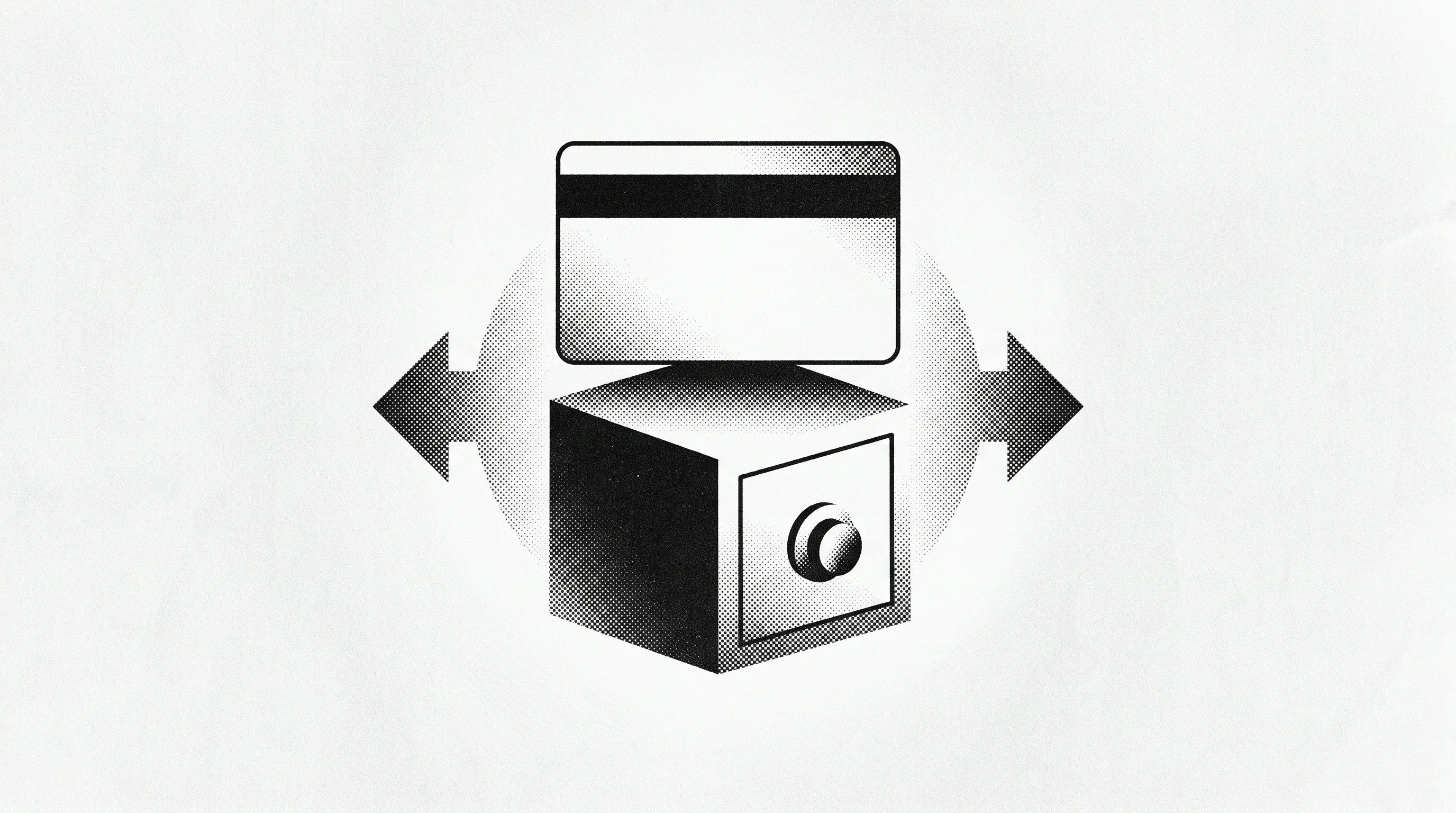 Digital illustration for article section "Content Section 2" in "Cloud9 raises $500K from Alliance, hits $1M pre-seed total" - A minimalist and conceptual representation of modern financial services featuring a sleek, blank pay...