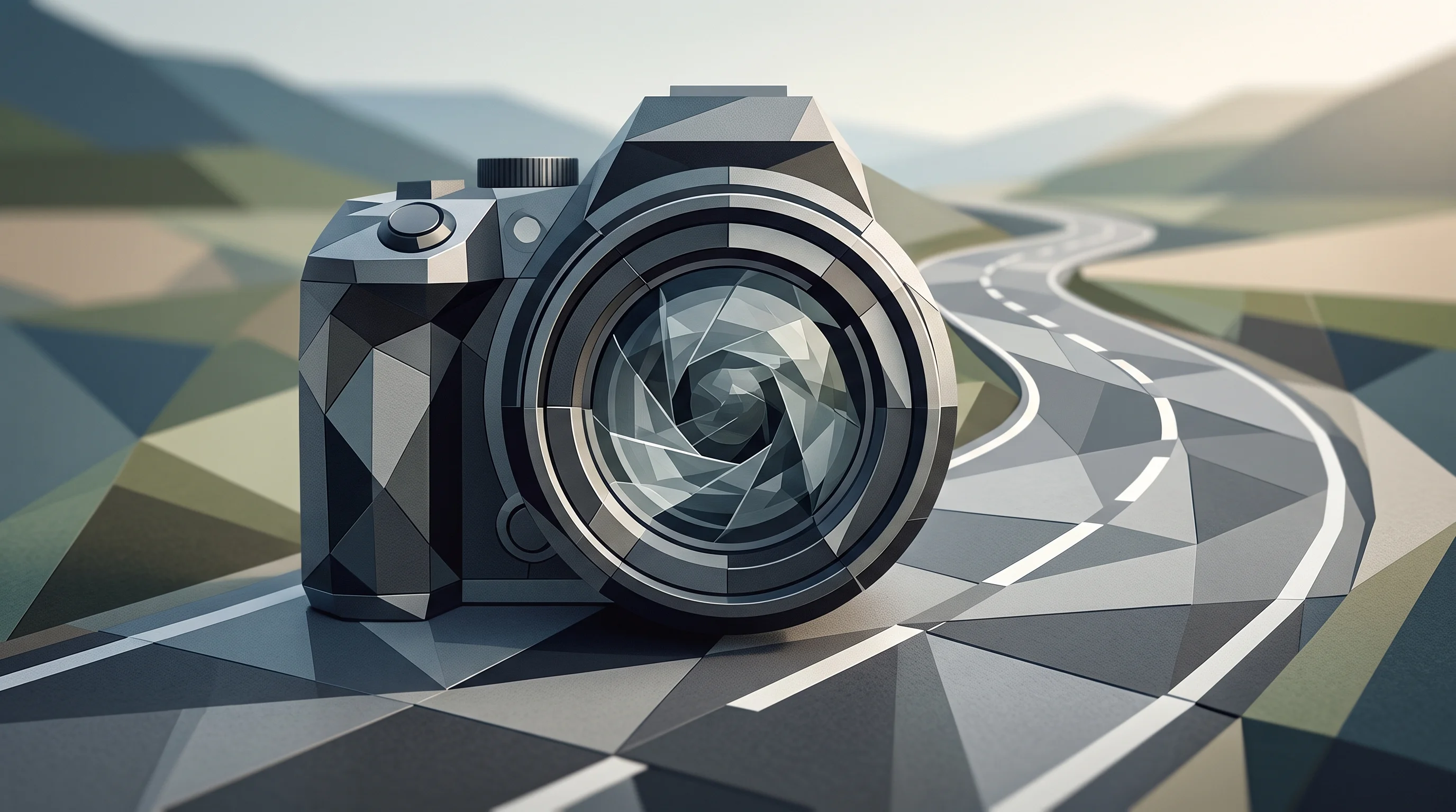 Digital illustration for article section "Content Section 3" in "Vangrid raises $9M to build spatial data network for Physical AI" - A sleek, minimalist conceptual artwork representing decentralized street-level mapping, featuring a ...