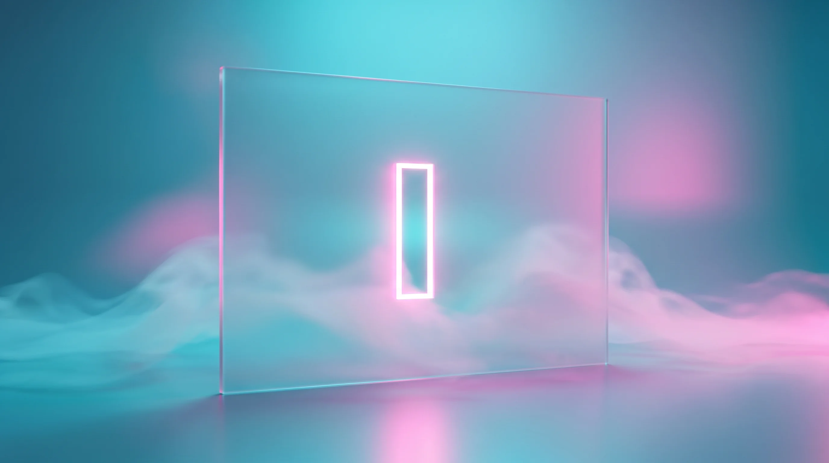Digital illustration for article section "Regulation Tightens the Window" in "Enigmata launches $6.5M-backed tech for AI on encrypted data" - A conceptual, minimalist composition featuring a single, sleek frosted glass pane standing upright i...