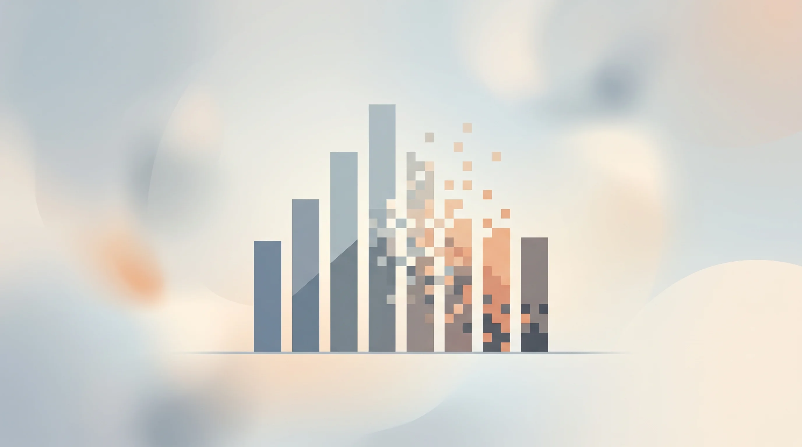 Digital illustration for article section "Content Section 2" in "Mesa raises $14M to build AI-first business education" - A minimalist and conceptual representation of financial caveats and the delicate balance between ope...