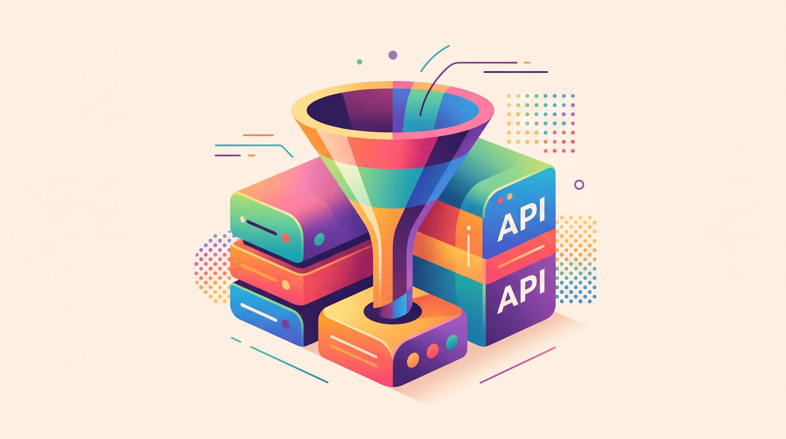 Digital illustration for article section "Developer Tools and Open-Source Roots" in "Databuddy launches AI analyst for product issue investigation" - A clean, minimalist conceptual illustration representing developer tools and open-source API integra...