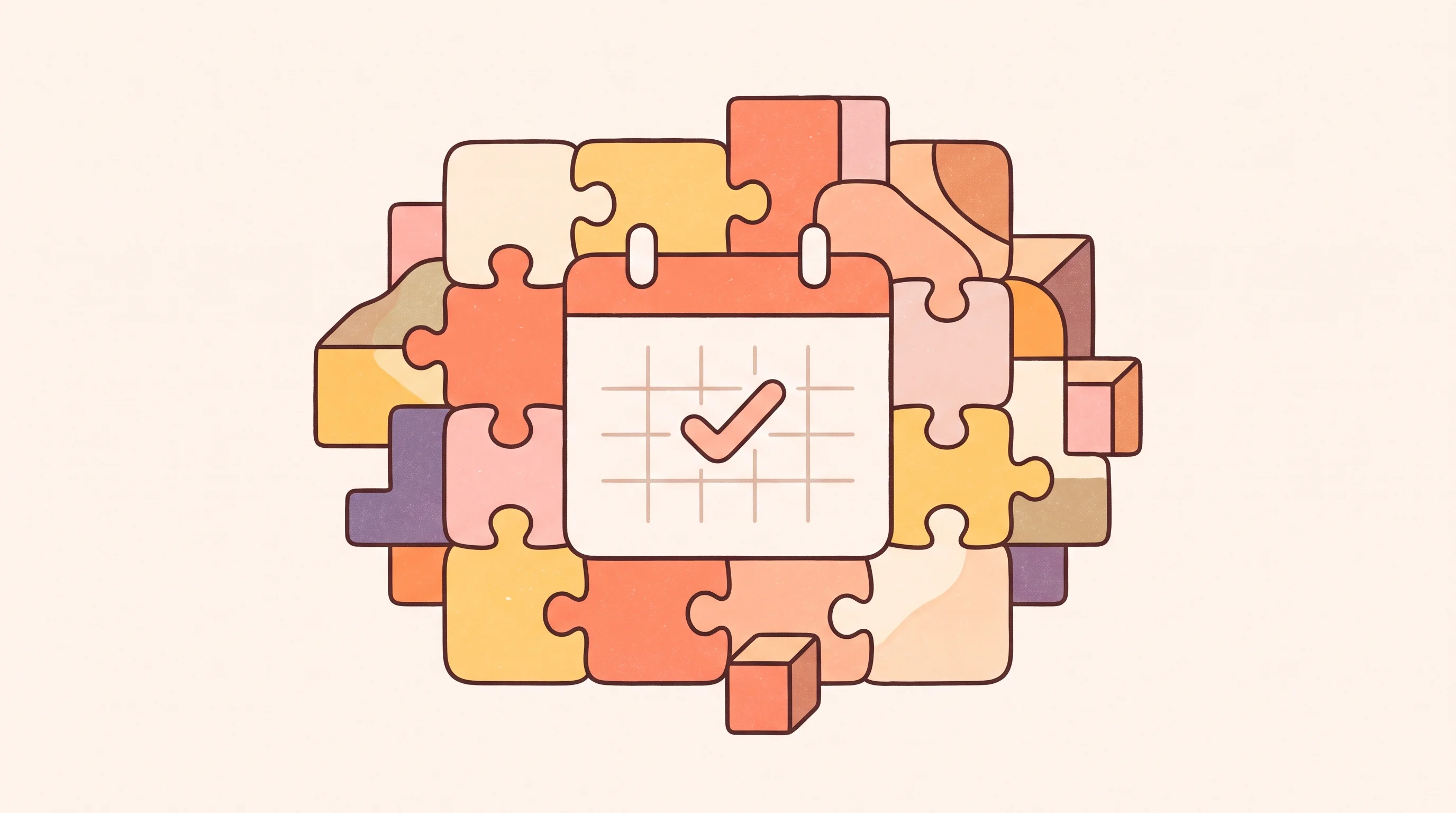 Digital illustration for article section "Content Section 2" in "Forgepoint raises $9.8M to deploy AI agents in manufacturing" - A clean and minimal conceptual illustration representing seamless software integrations and fast dep...