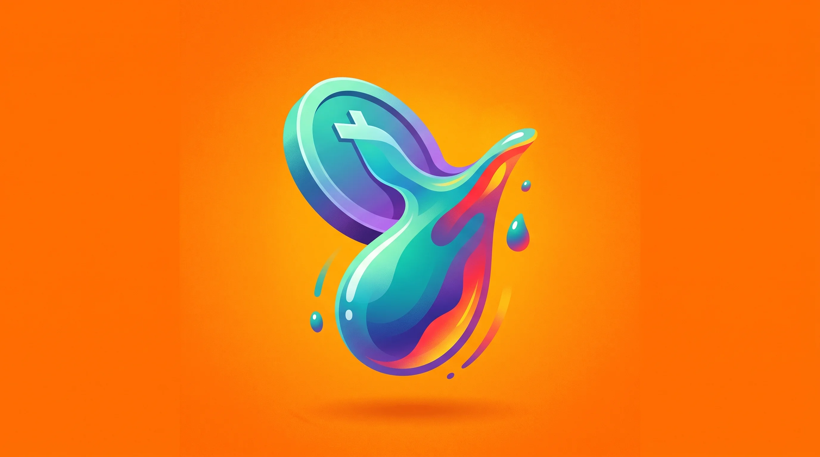 Digital illustration for article section "Content Section 2" in "Multiliquid raises $8M to solve tokenized asset liquidity" - A dynamic, stylized illustration of a sleek, modern financial token seamlessly transforming into a s...