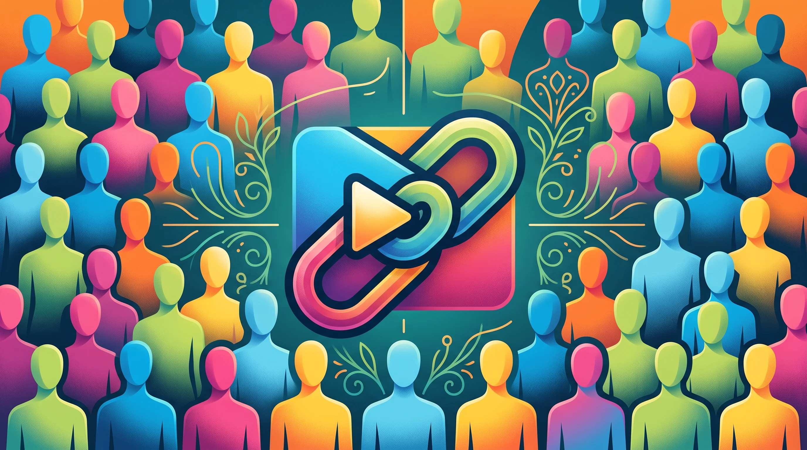 Digital illustration for article section "Content Section 4" in "Shhots launches AI UGC ad generator for e-commerce brands" - A minimal yet visually striking conceptual illustration representing a crowded digital marketplace o...