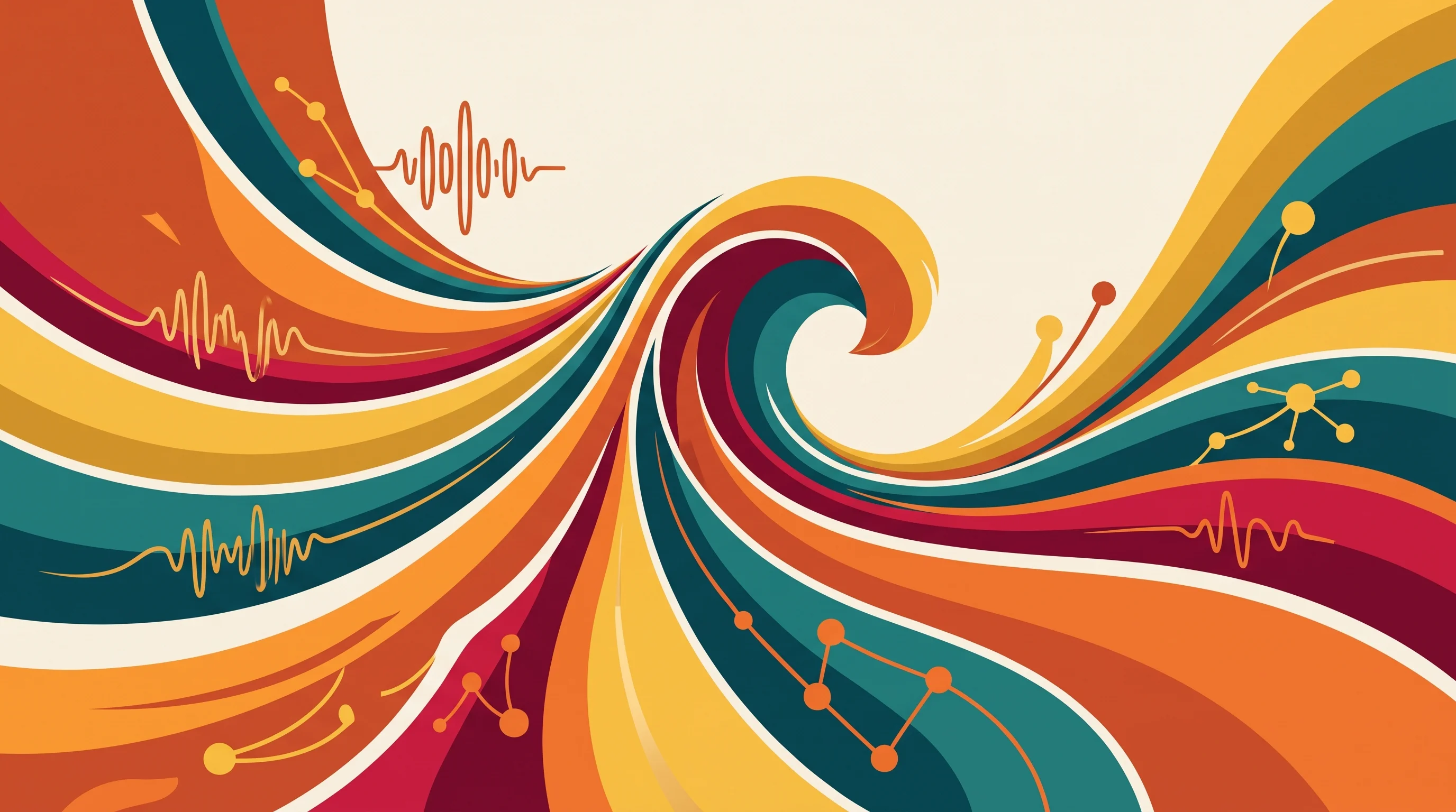 Digital illustration for article section "A Crowded Field Racing Toward the Same Opportunity" in "RightNow AI speeds agent inference 3x with GPU optimization" - A conceptual, minimalist illustration representing a crowded market racing toward a single opportuni...