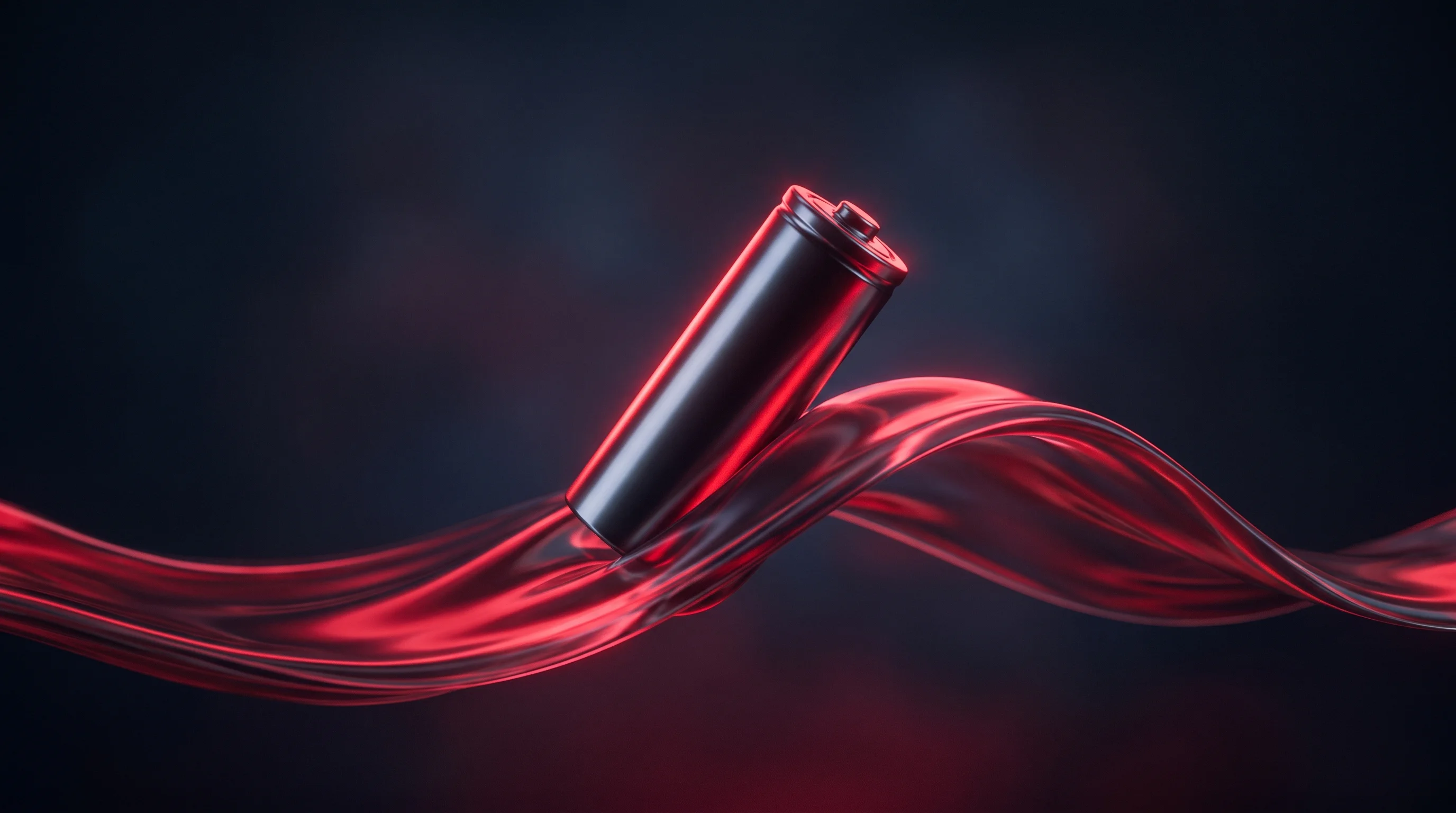 Digital illustration for article section "Riding—or Chasing—the Sodium Wave" in "Mana Battery raises $10.15M for anode-free sodium-ion cells" - A conceptual, highly minimalist visual representation of the emerging "sodium wave" in energy storag...