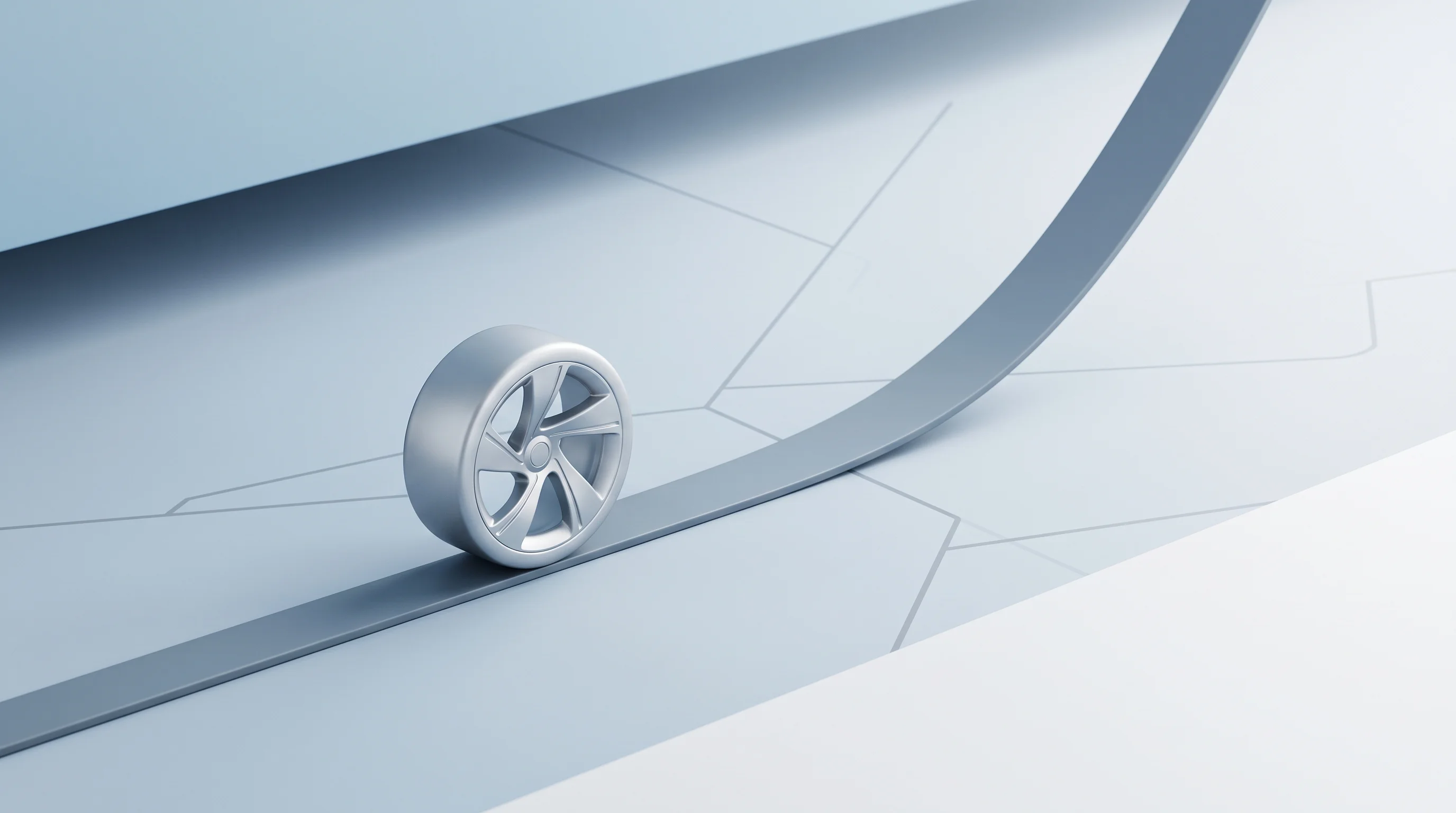 Digital illustration for article section "Content Section 4" in "MAX extends Series B3 to $29M for African EV mobility" - A conceptual, minimalist image representing transportation scaling and financial growth, featuring a...