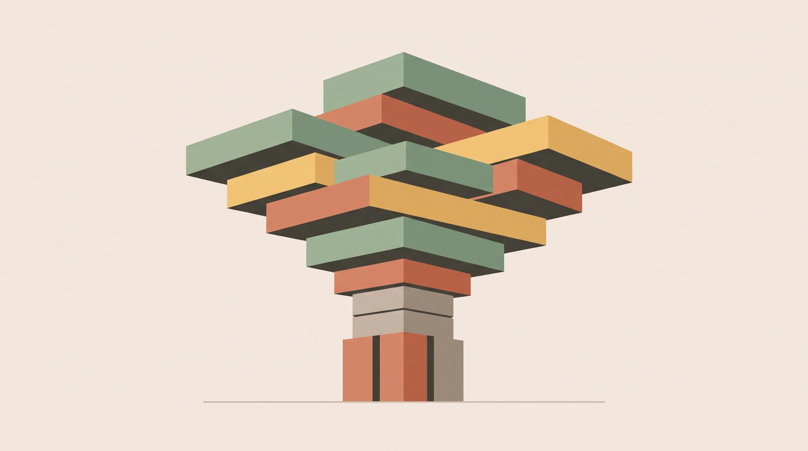 Digital illustration for article section "Adoption Outpaces Governance" in "Faraday launches AI agents for industrial manufacturing" - A conceptual and minimal illustration representing industrial AI adoption rapidly outpacing its foun...
