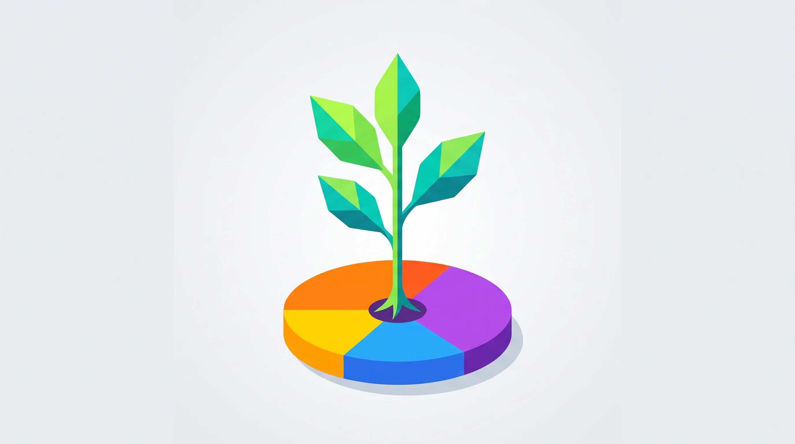 Digital illustration for article section "Funding and Founders" in "Less is More launches GLP-1 dosing platform for weight maintenance" - A minimalist and modern flat illustration representing a seed funding round and equity growth, featu...