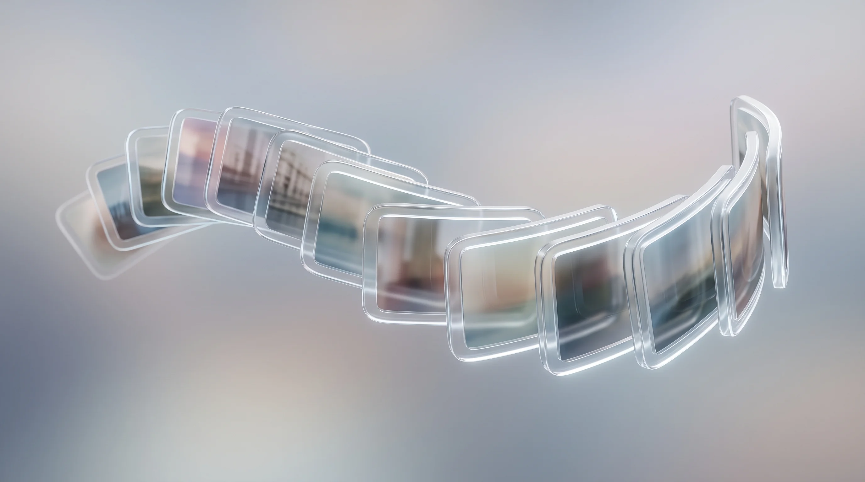 Digital illustration for article section "Content Section 2" in "SHAIKE launches 100 AI films by 100 directors worldwide" - A sleek, minimalist conceptual representation of completed films rolling out in batches on a modern ...