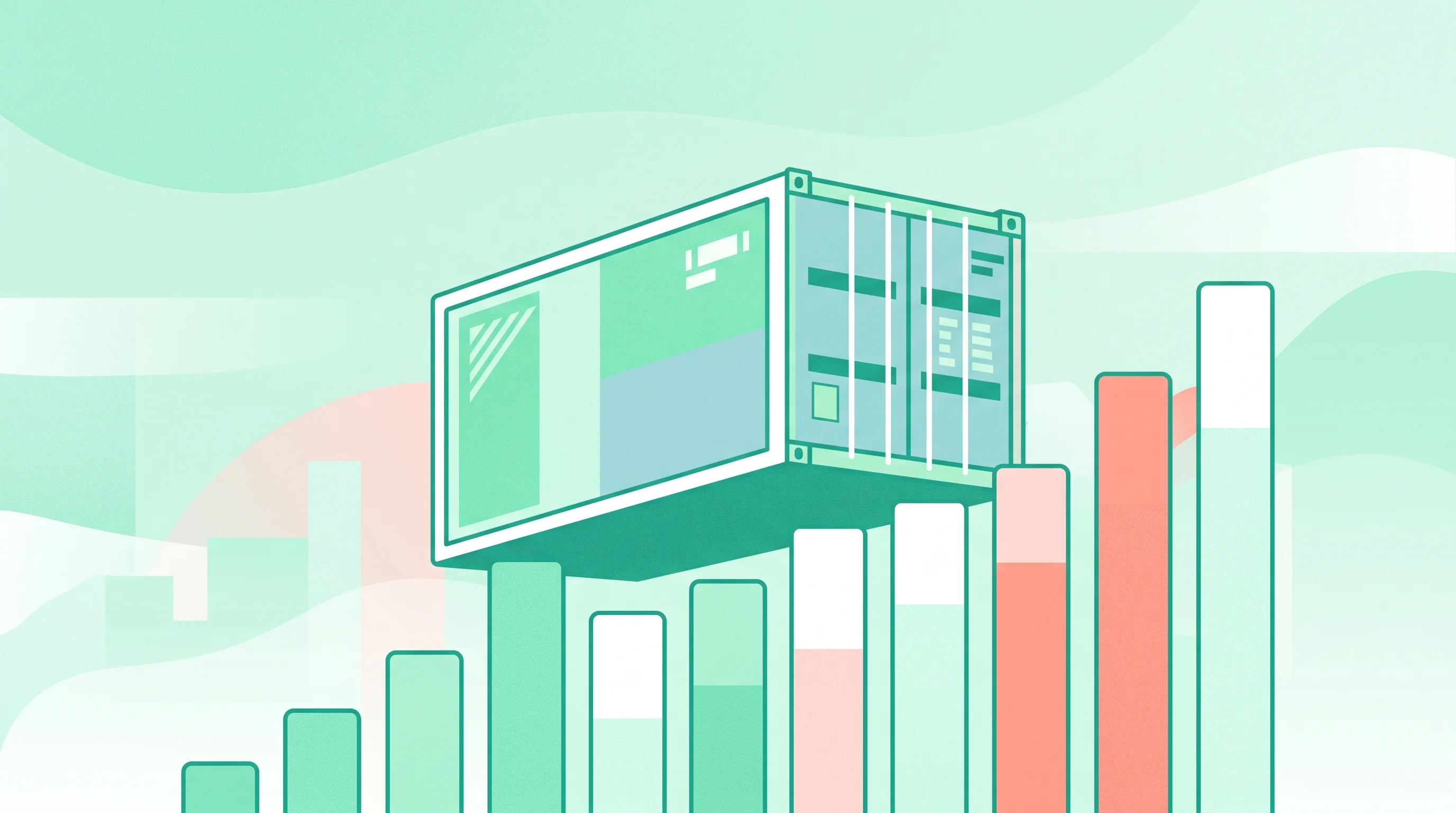Digital illustration for article section "Content Section 4" in "AIsa raises $9M to build unified API network for AI agents" - A conceptual and minimalist illustration representing enterprise pilots in supply chain, commerce, a...