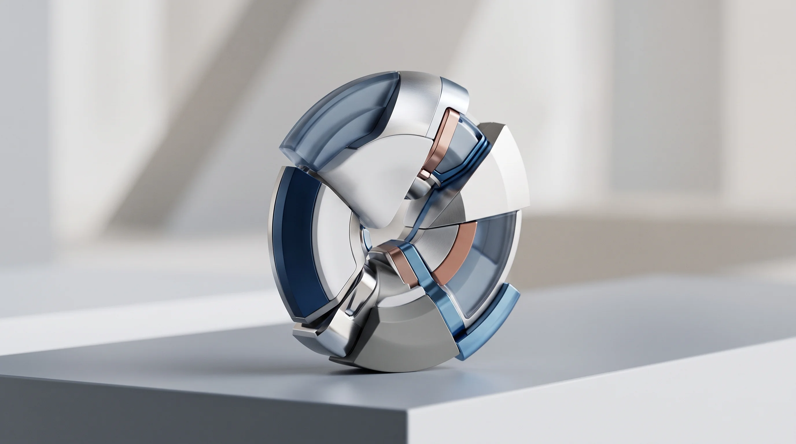 Digital illustration for article section "Iterating Toward Production" in "Sphaira deploys AI isolation pods in hospitals" - A sleek, modern medical device prototype undergoing structural refinement, symbolizing the iteration...