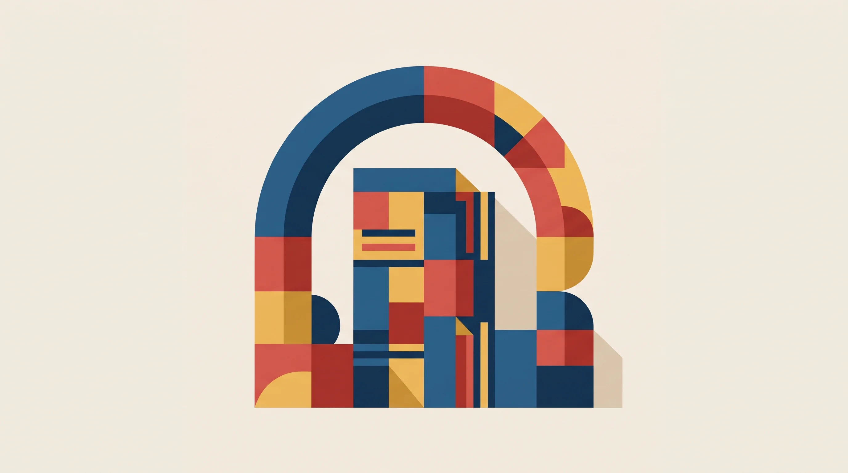 Digital illustration for article section "Governance is the open question" in "Mosaic launches shared memory to sync 2,000 AI coding agents" - A minimalist and conceptual representation of data governance and secure information storage, featur...