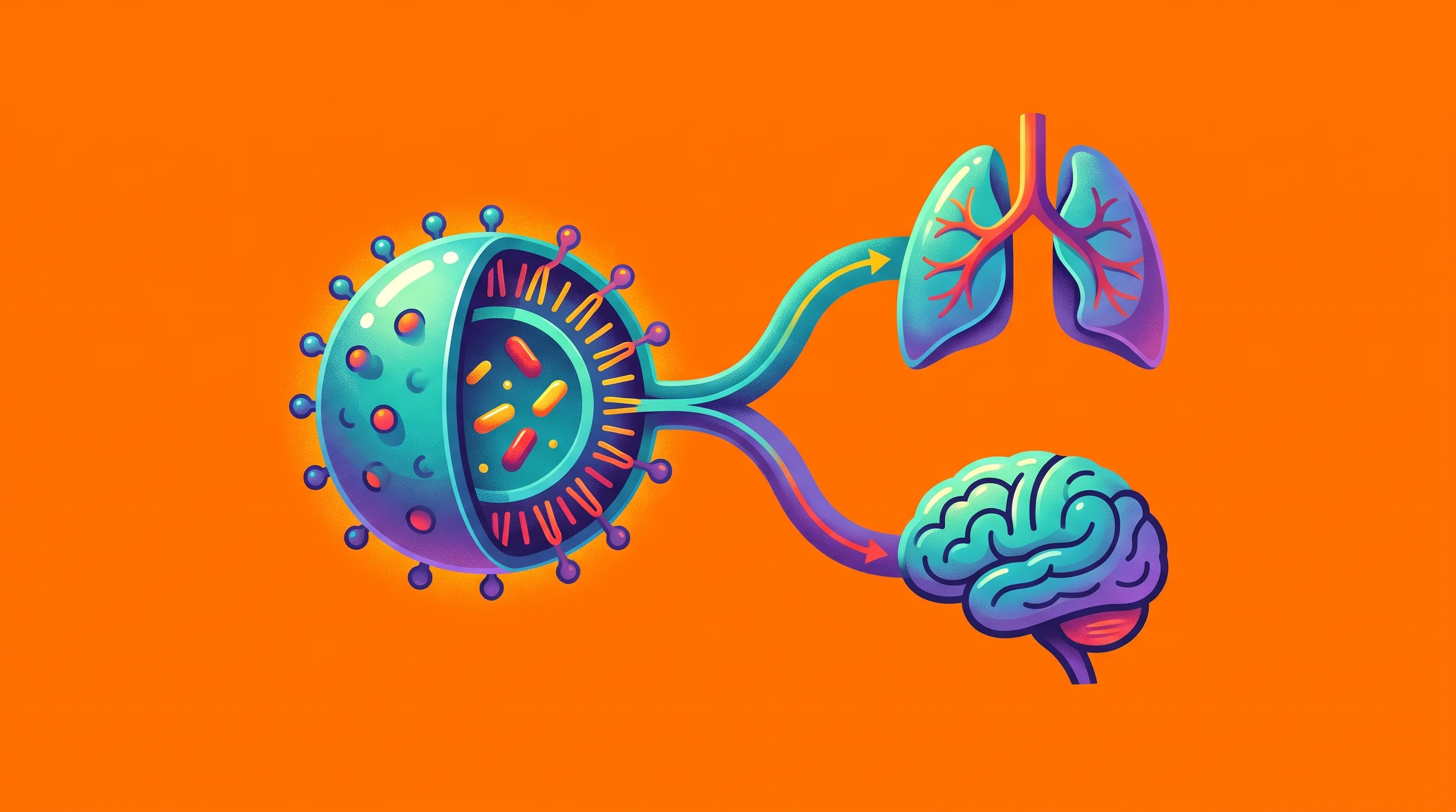 Digital illustration for article section "Rivals in extrahepatic delivery" in "Mana.bio builds AI-native platform for programmable drug delivery" - A conceptual, modern illustration depicting targeted extrahepatic delivery of lipid nanoparticles, f...