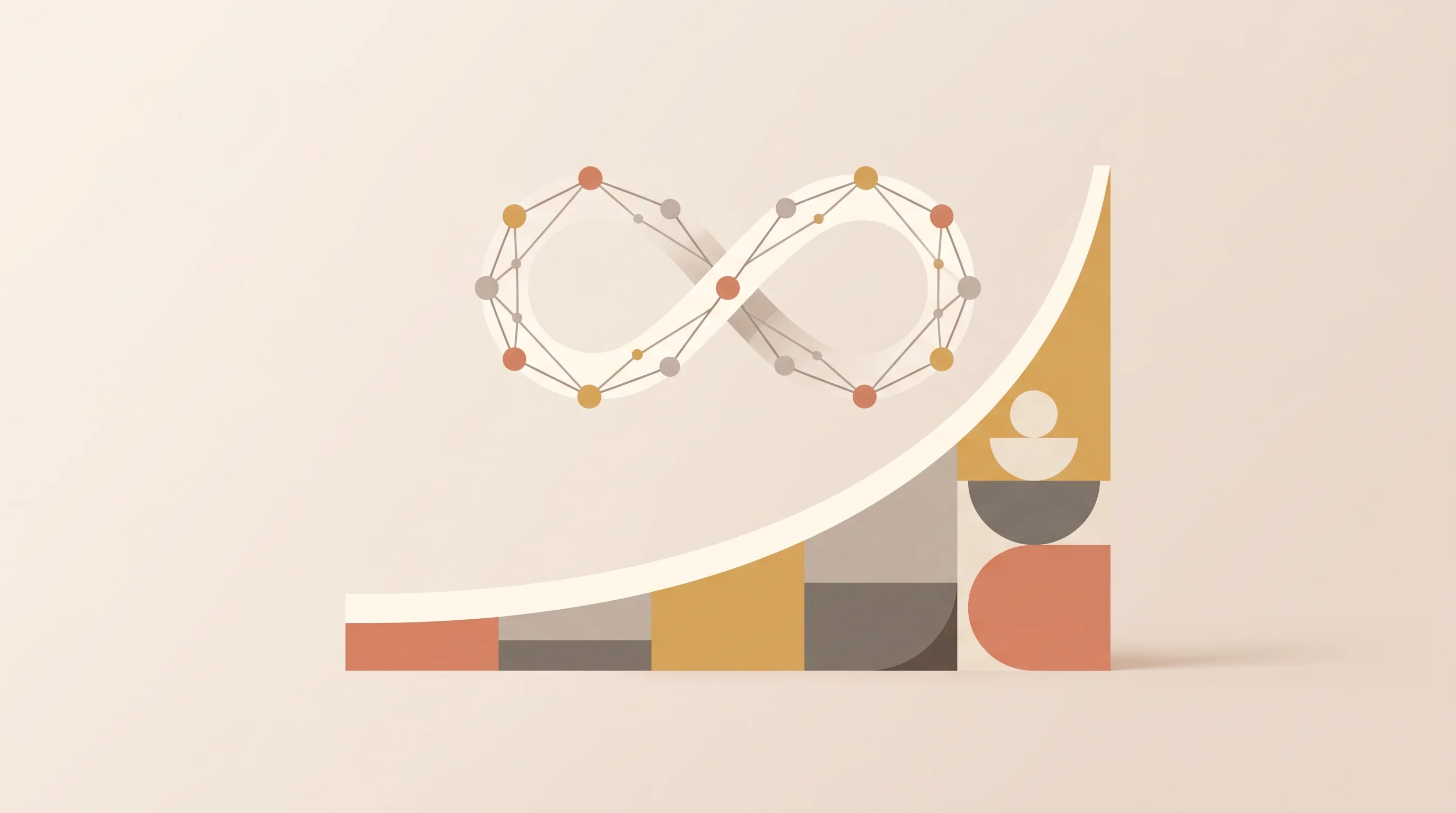 Digital illustration for article section "Content Section 2" in "Algebra AI raises $7M to operate AI agents as a service"