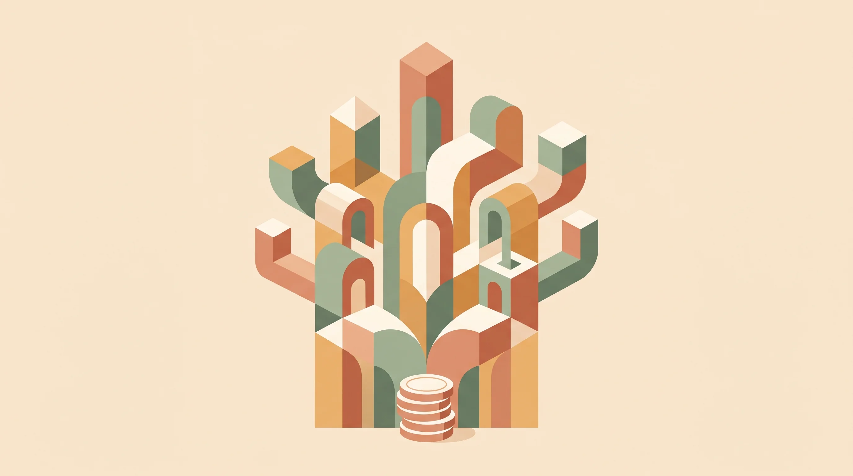 Digital illustration for article section "Content Section 3" in "Algebra AI raises $7M to operate AI agents as a service"