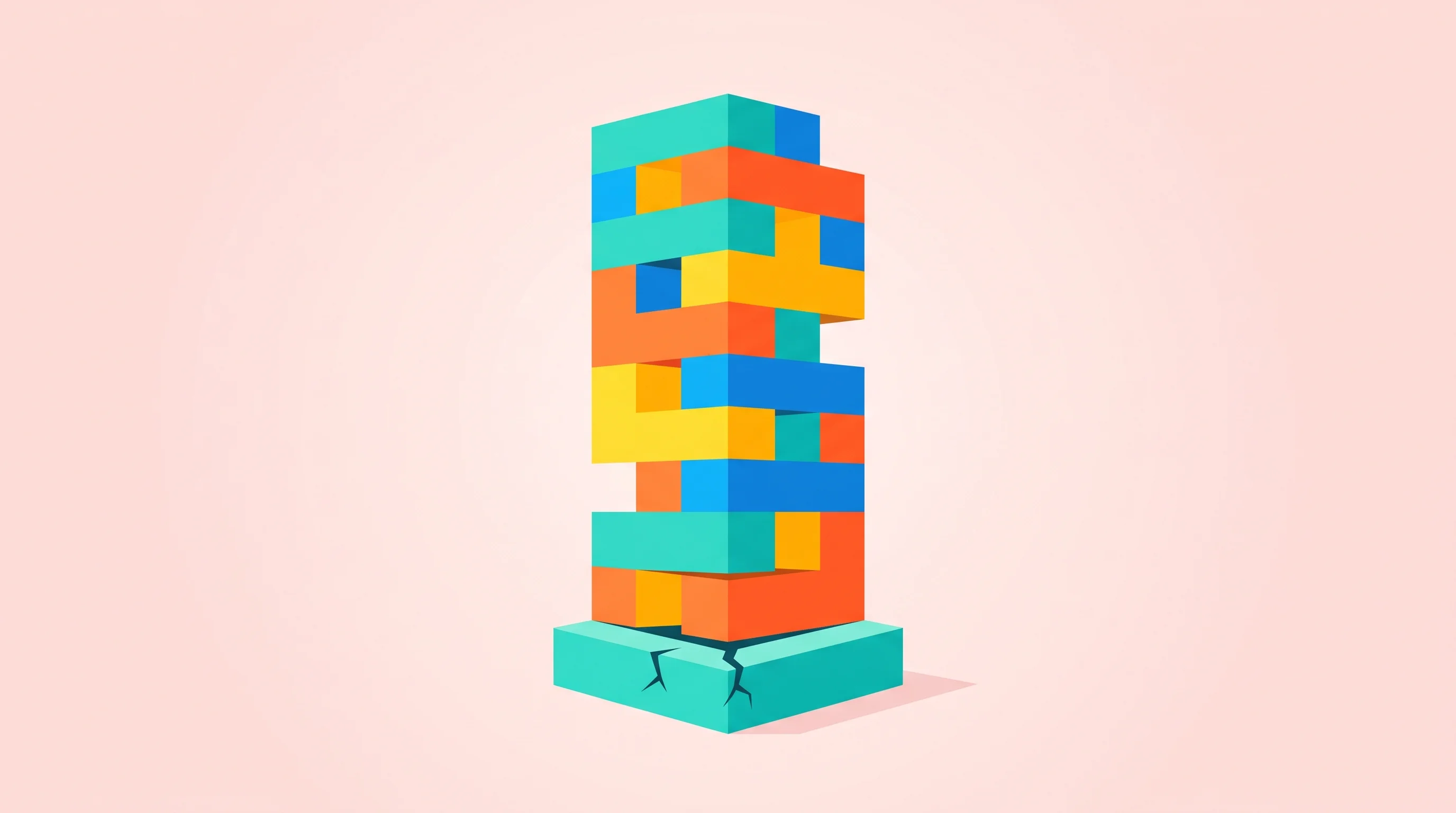 Digital illustration for article section "Protocol Risks and the Fragile Foundations of Agent Infrastructure" in "Bloom Turns Brand Guidelines into Callable Infrastructure for AI Agents"