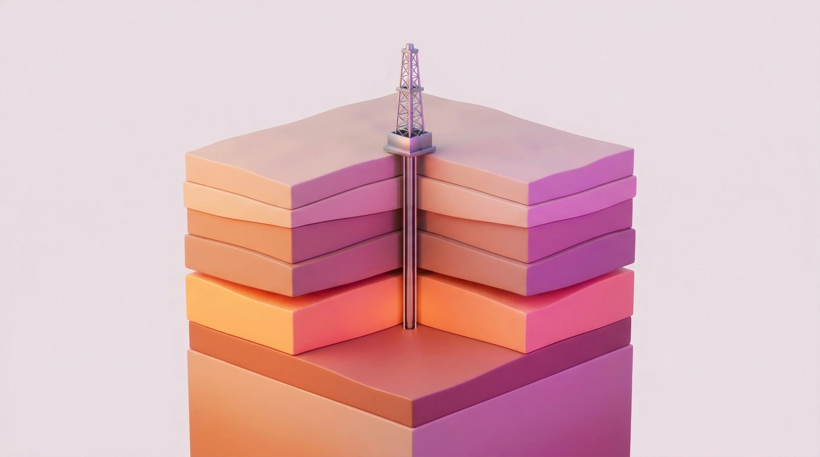 Digital illustration for article section "What Happens Next" in "Telura Raises $5M Pre-Seed for 'Lightning-Based' Drilling Tech"