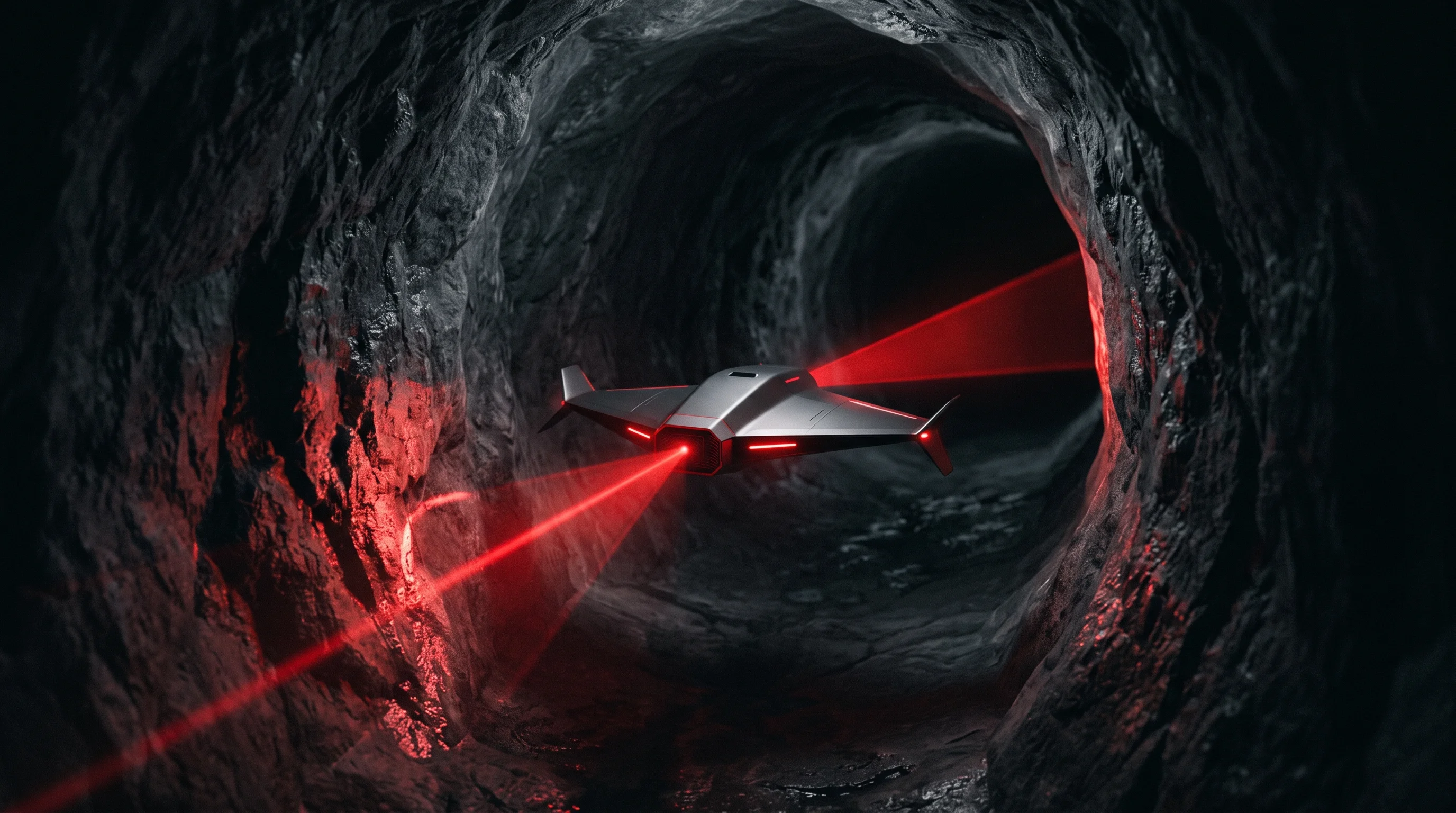Digital illustration for article section "What Money Buys in Defense Tech" in "Traysar Emerges With $25M to Build Autonomous Underground Defense"